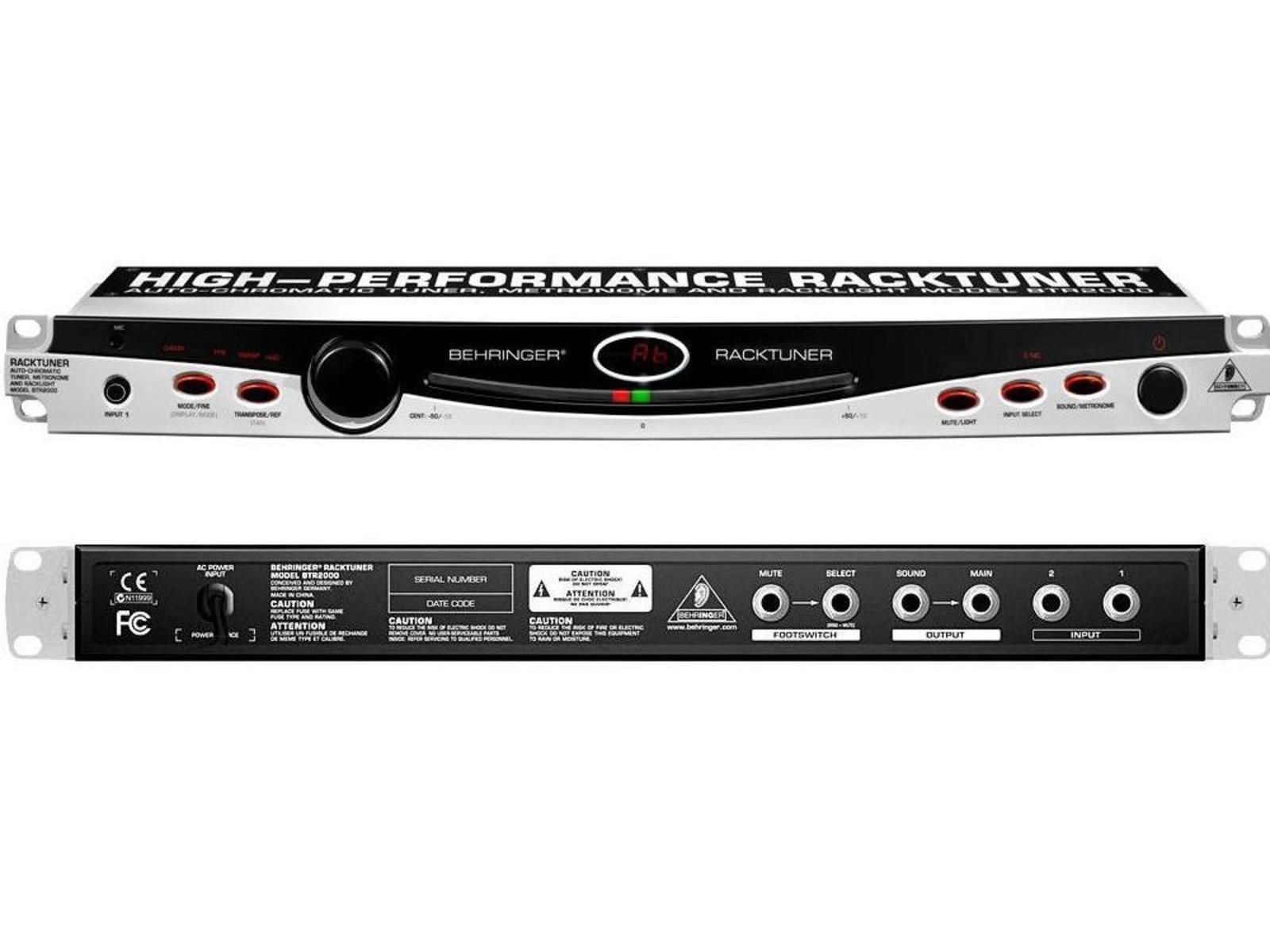 behringer btr2000 rack tuner images behringer btr2000 rack tuner images