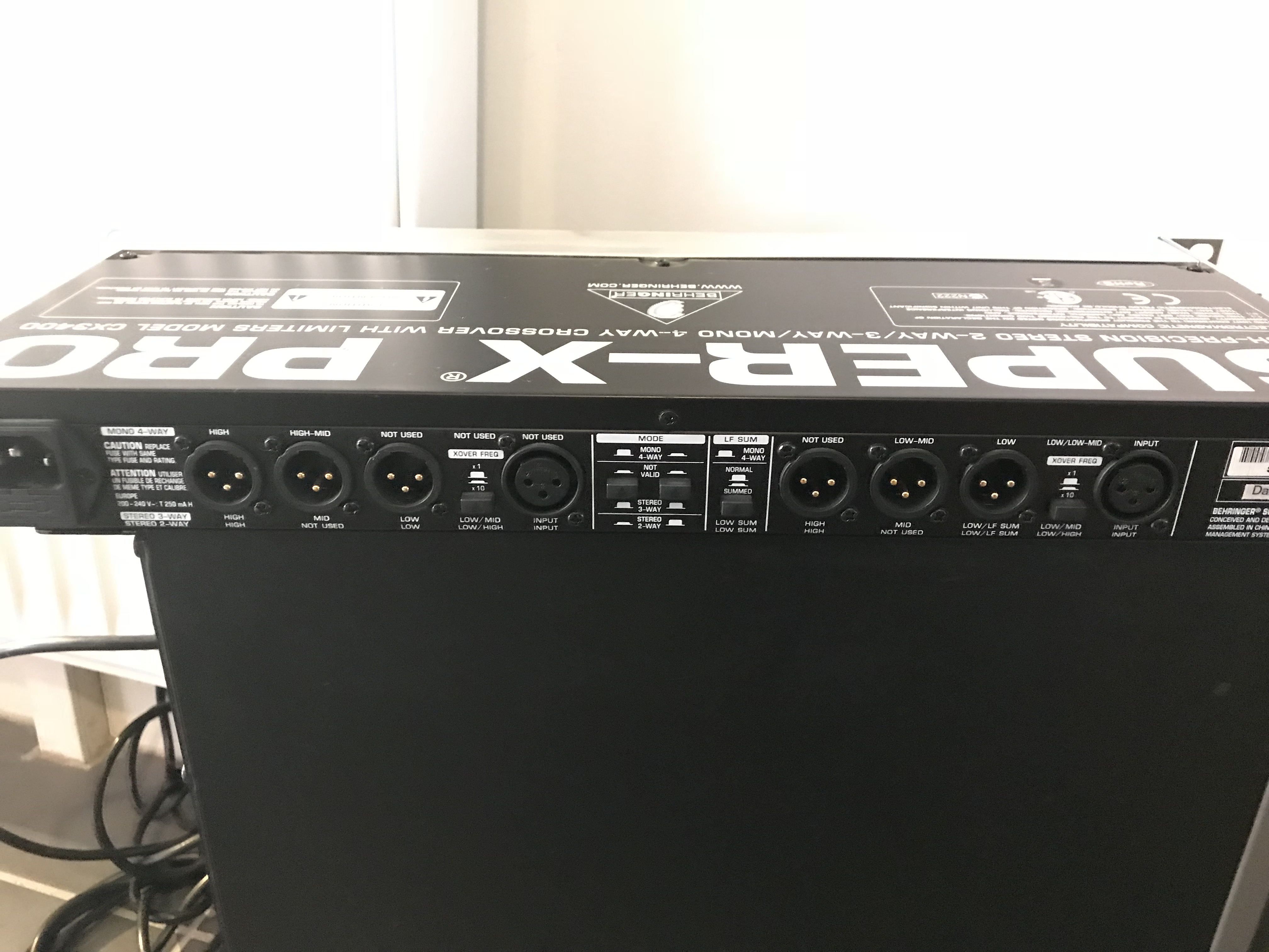 SuperX Pro CX3400 Behringer SuperX Pro CX3400 Audiofanzine