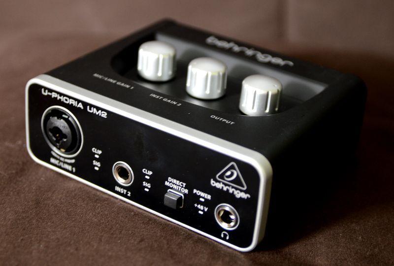 Карта behringer u phoria um2