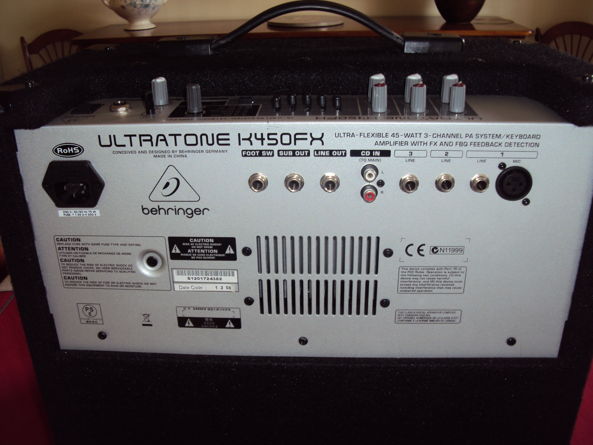 Behringer Ultratone K450FX image (812321) Audiofanzine