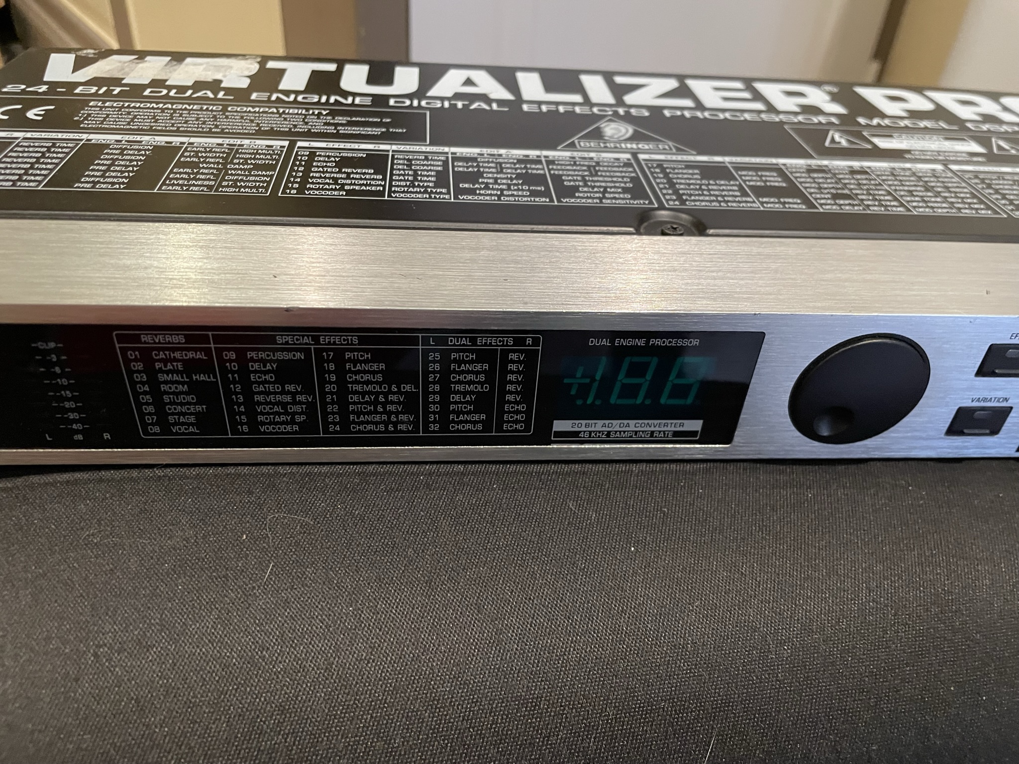 Virtualizer Pro DSP1000P - Behringer Virtualizer Pro DSP1000P ...