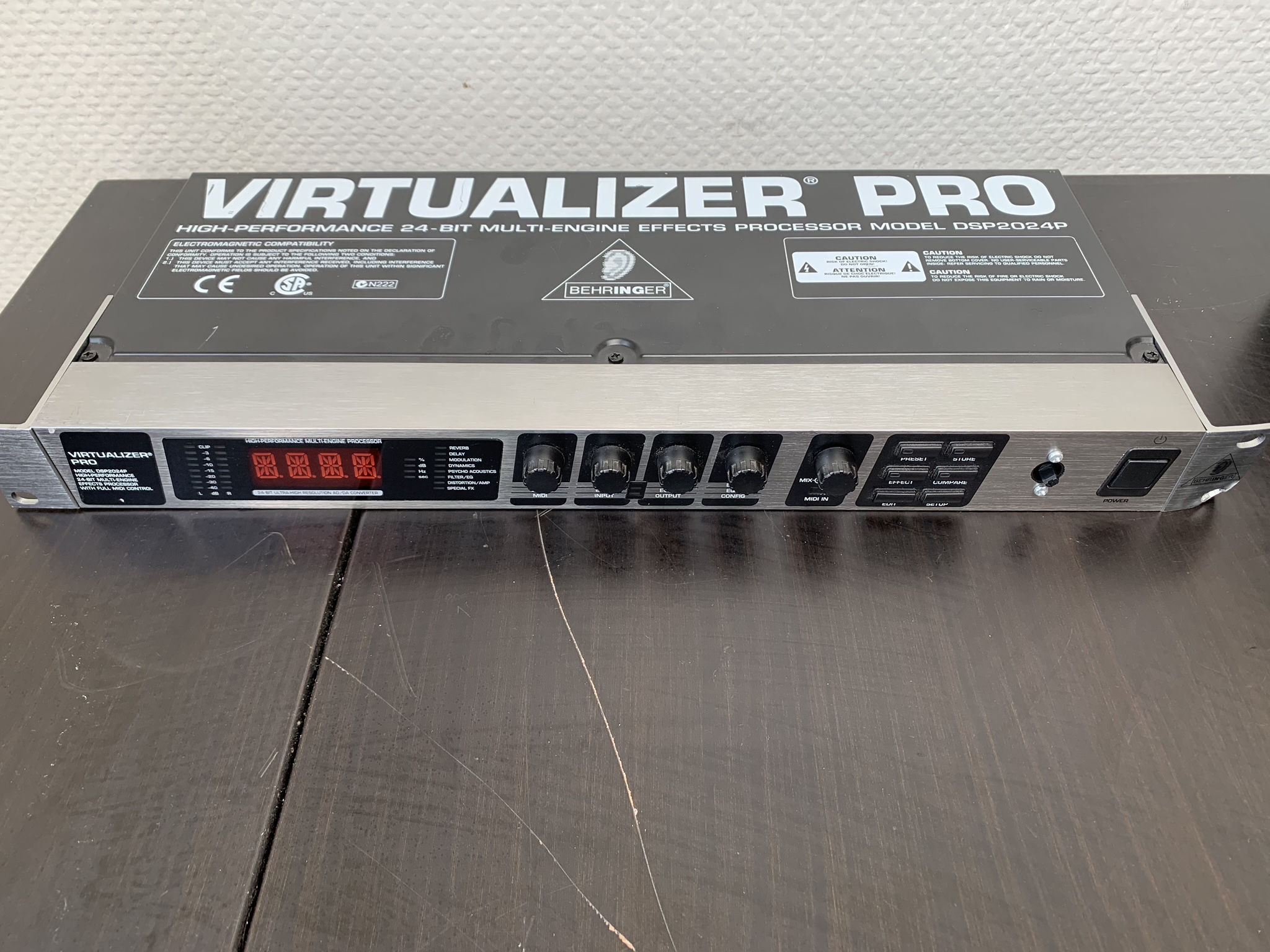 Behringer Virtualizer Pro DSP2024P Audiofanzine