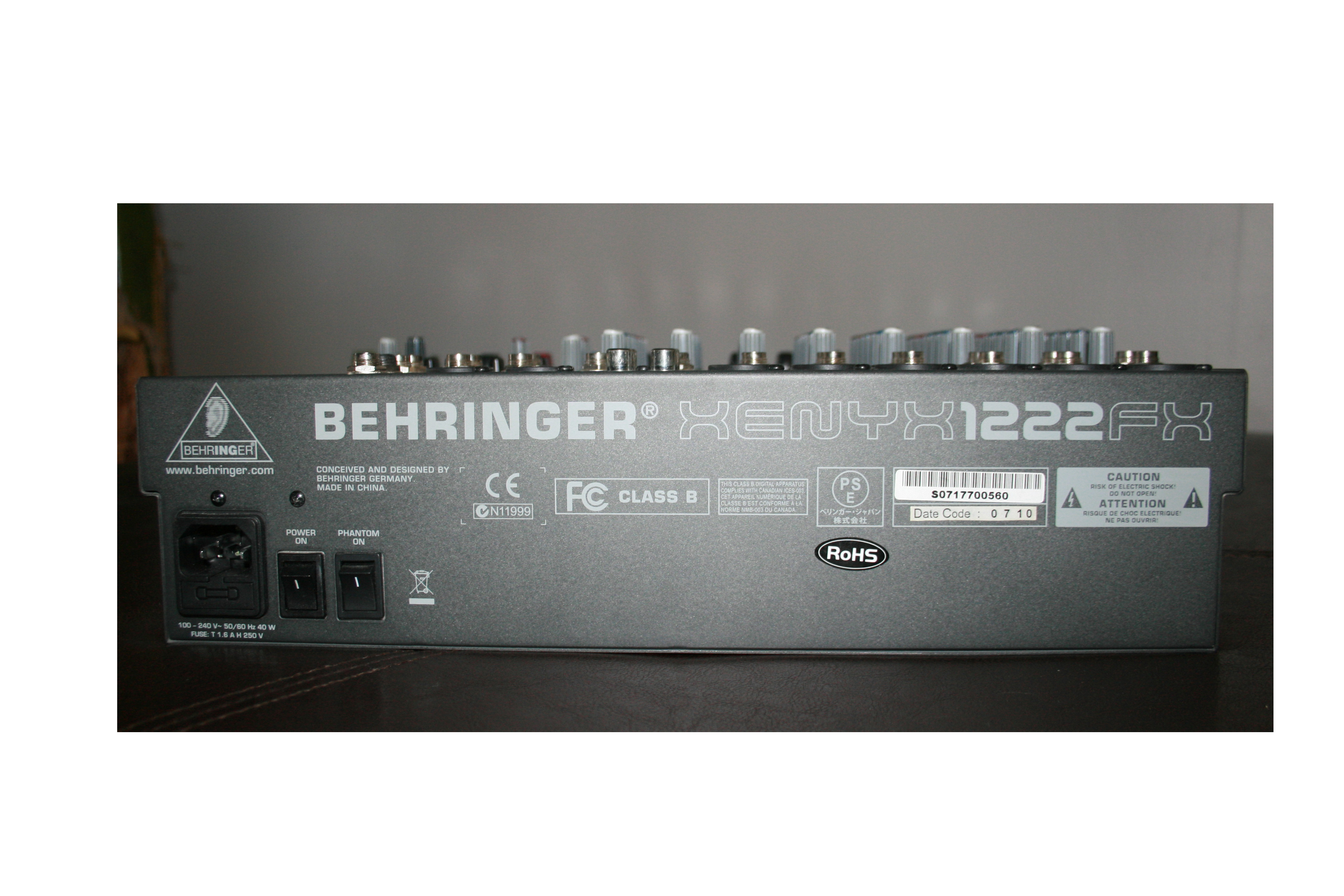 Behringer Xenyx 1222FX image (#418072) - Audiofanzine