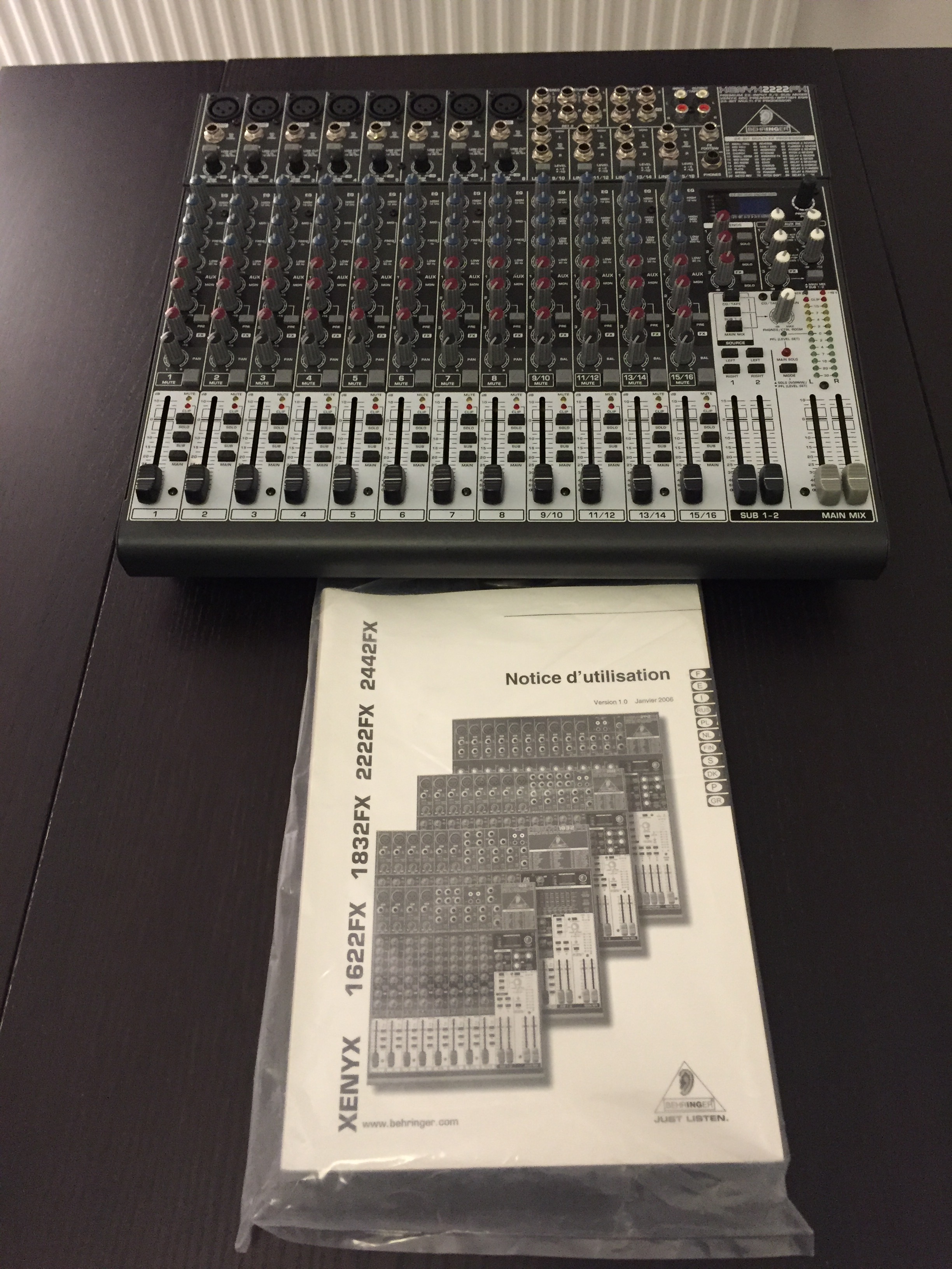 Behringer Xenyx 2222FX image (#1677305) - Audiofanzine