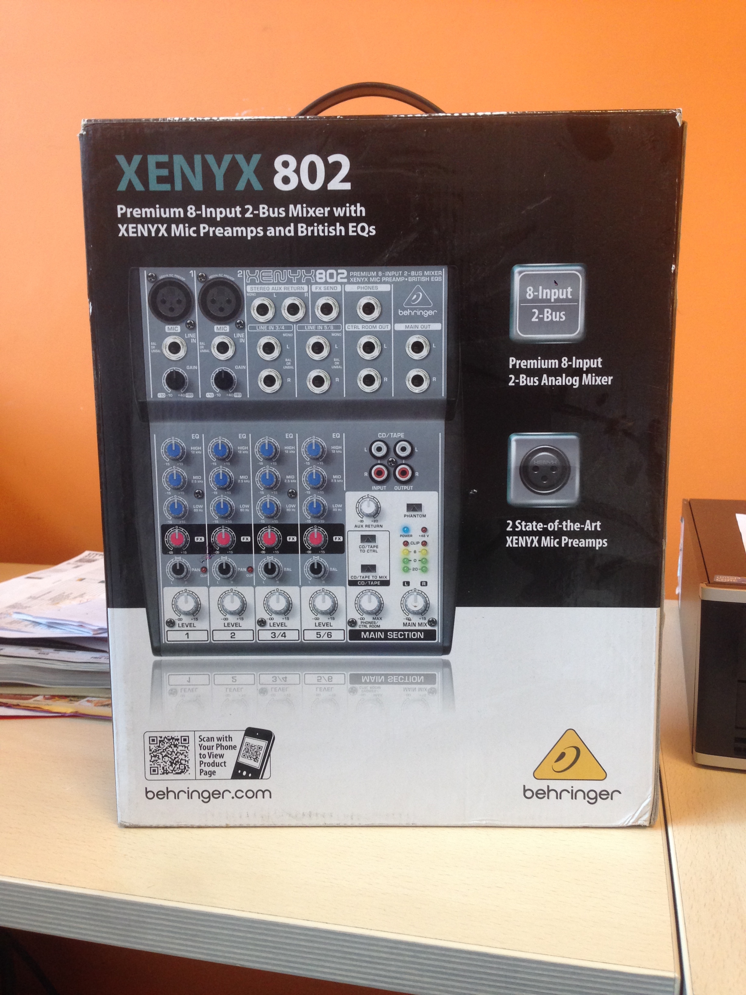 Behringer Xenyx 802 image (1161672) Audiofanzine