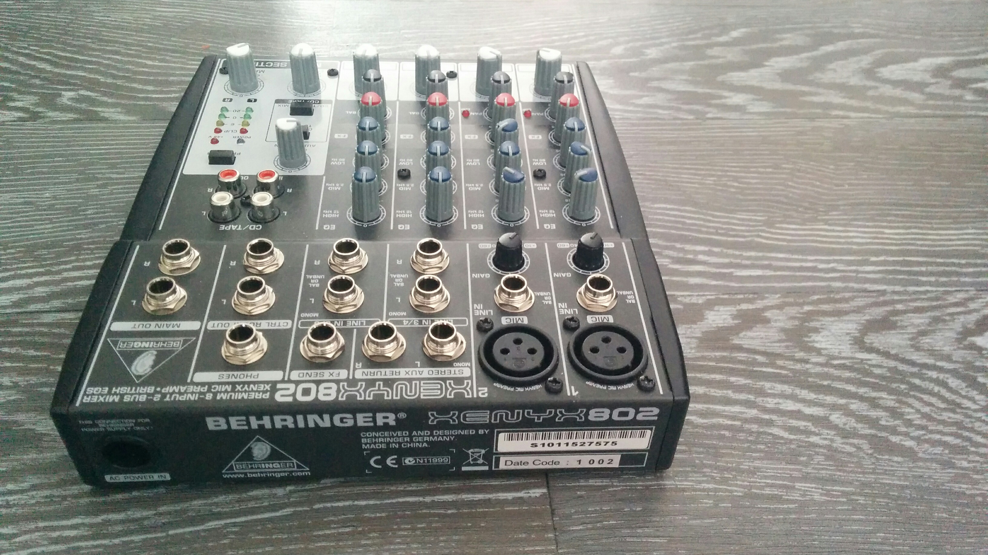 Behringer xenyx 802 как подключить к компьютеру