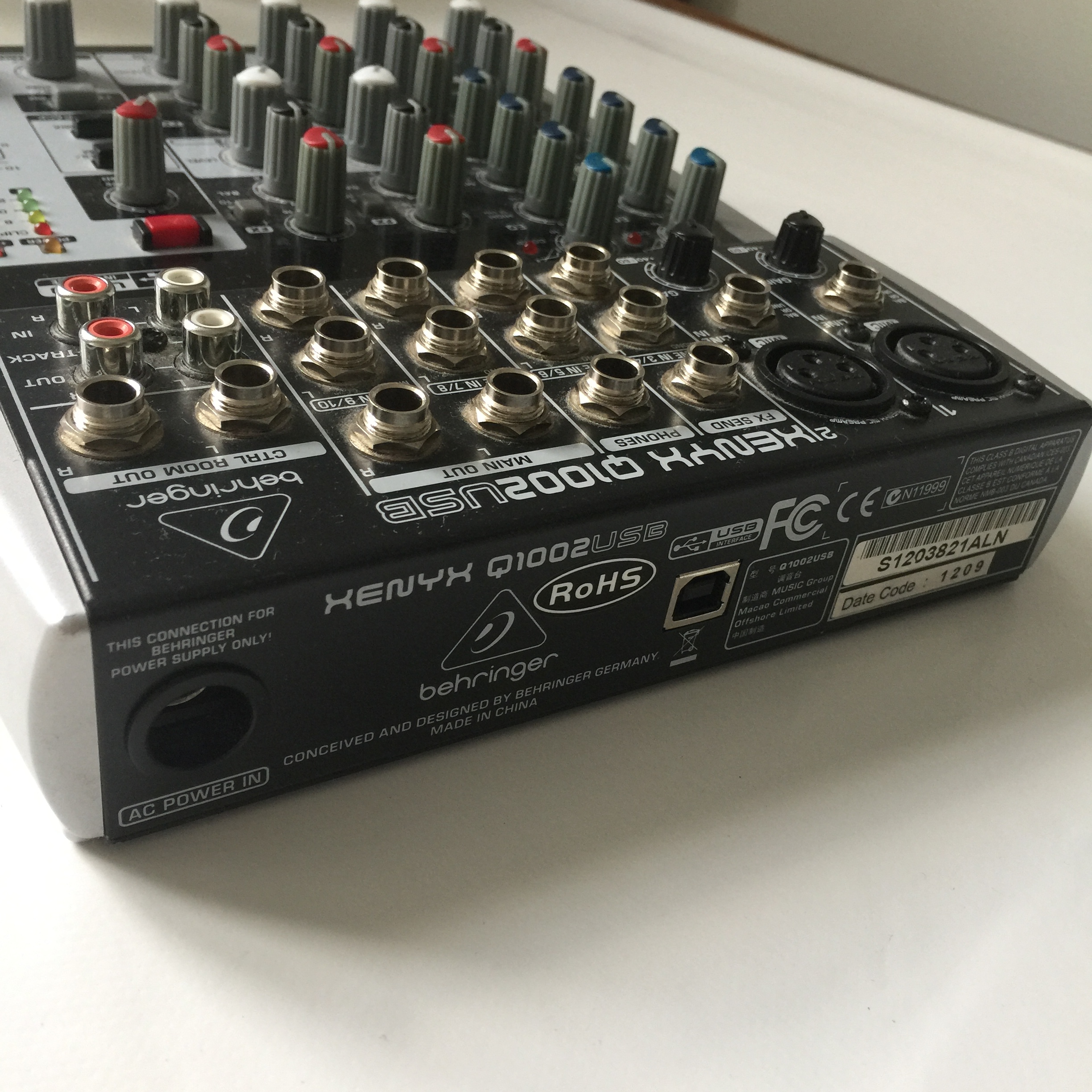 Behringer Xenyx Q1002USB image (1541879) Audiofanzine