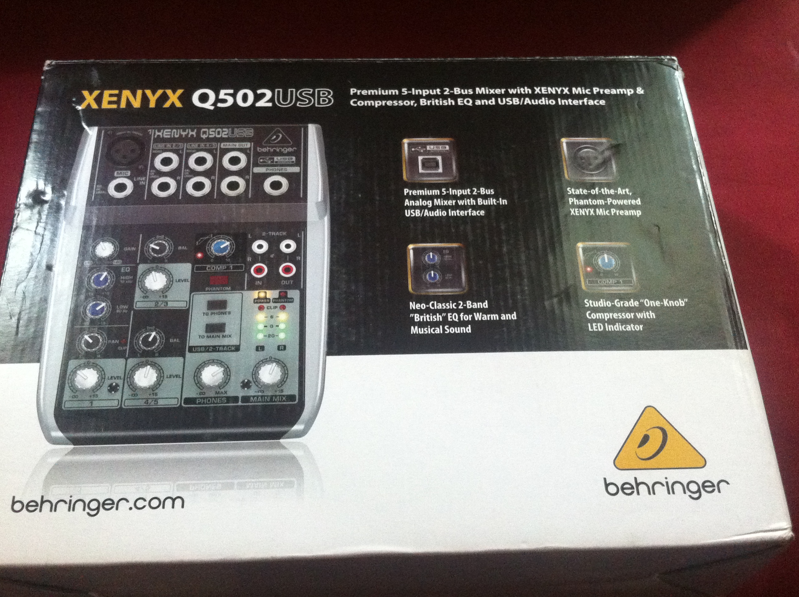 Behringer Mixer Xenyx Q502 Usb - Daftar Update Harga 