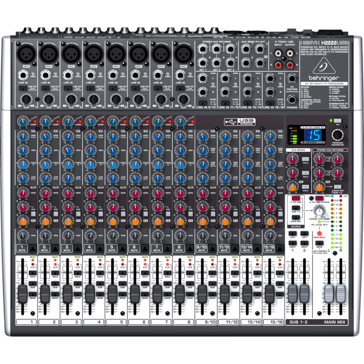 Behringer Xenyx X1222USB image (907417) Audiofanzine