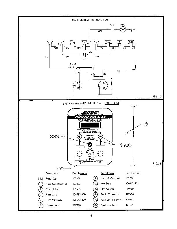 Bose 802 Wiring Schematics