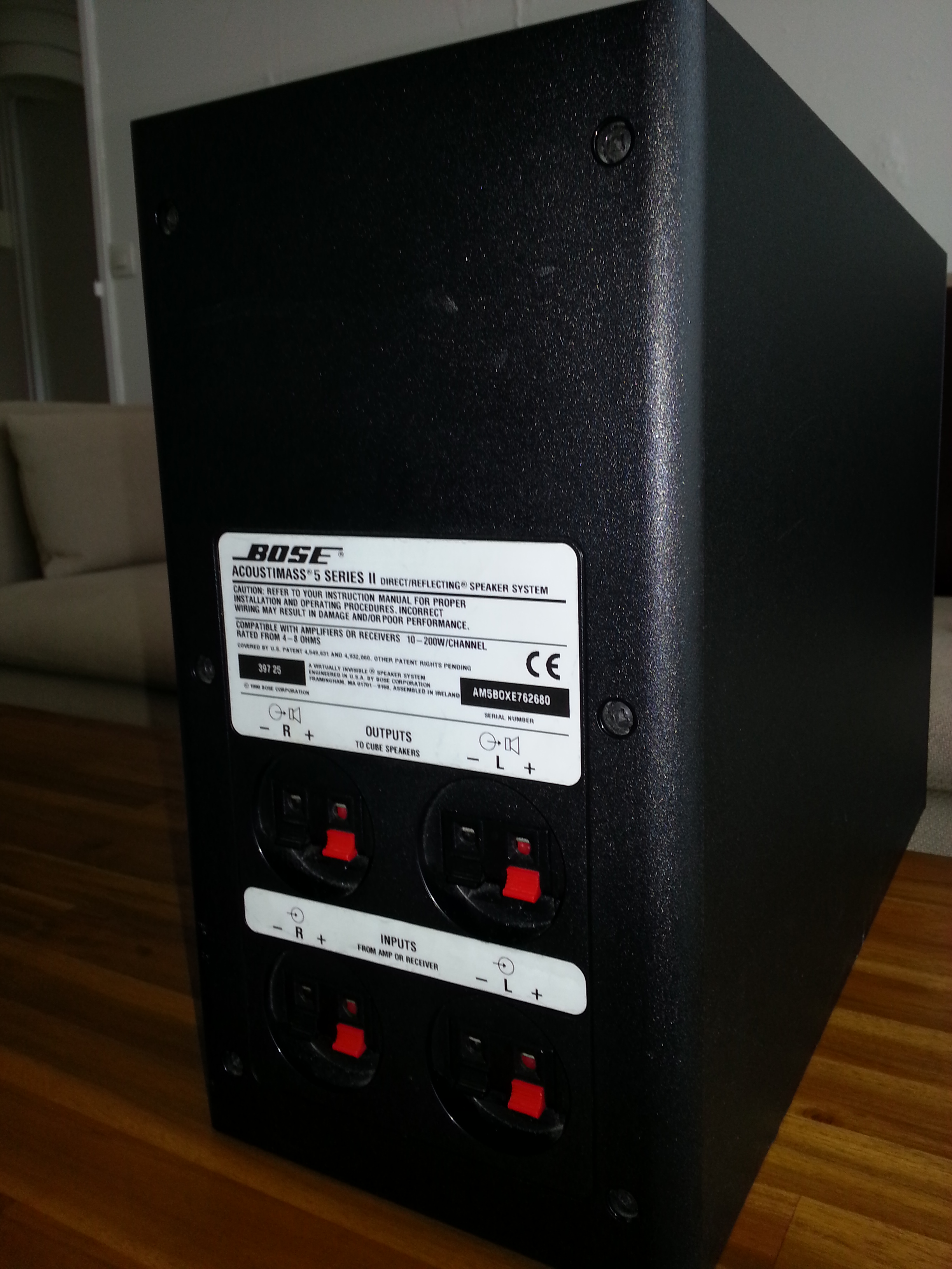 Photo Bose Acoustimass 5 Serie II Bose Acoustimass 5 Serie II (97140