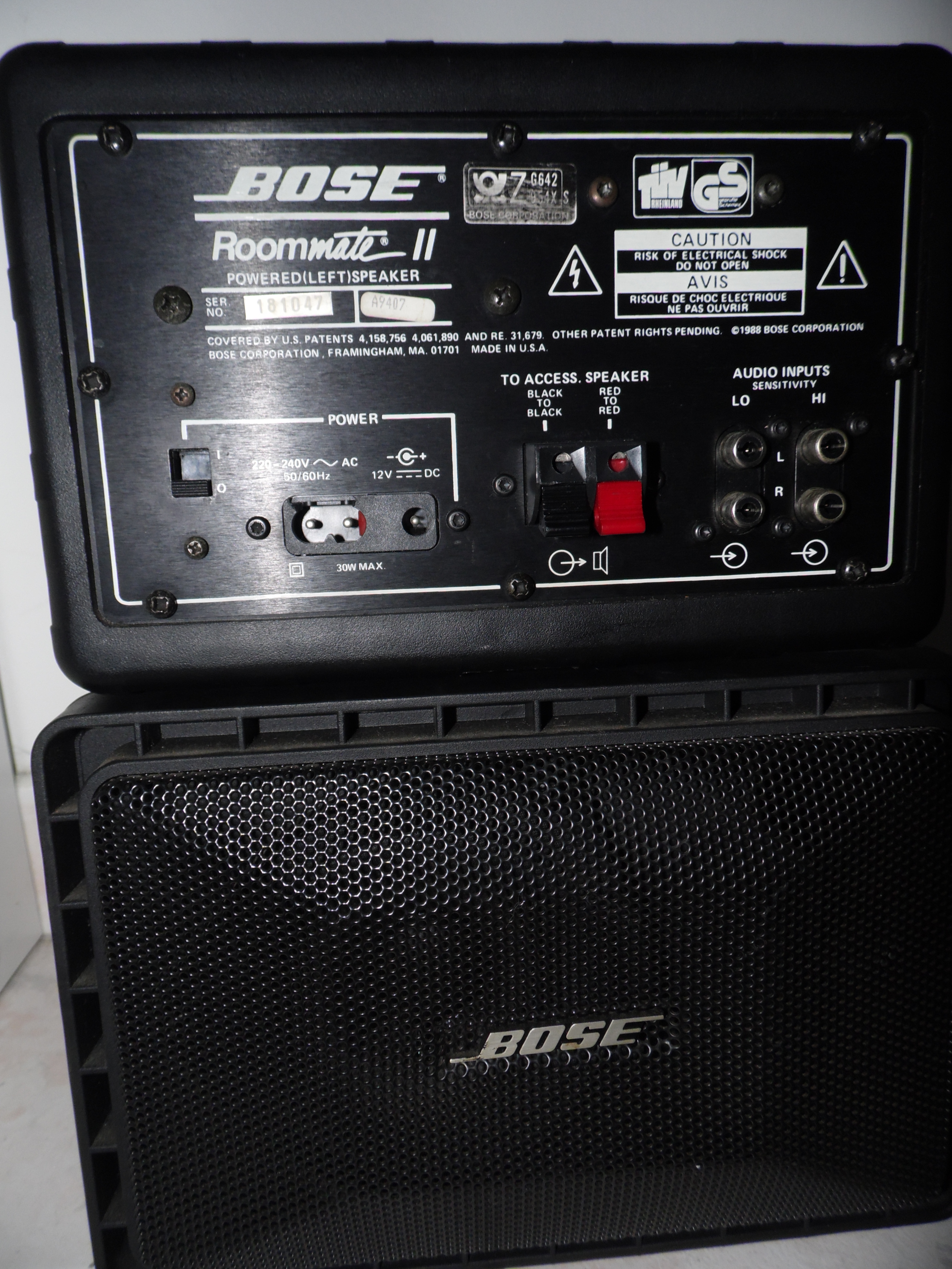 Photo Bose ROOMMATE II Bose ROOMMATE II (44966) (1053671) Audiofanzine