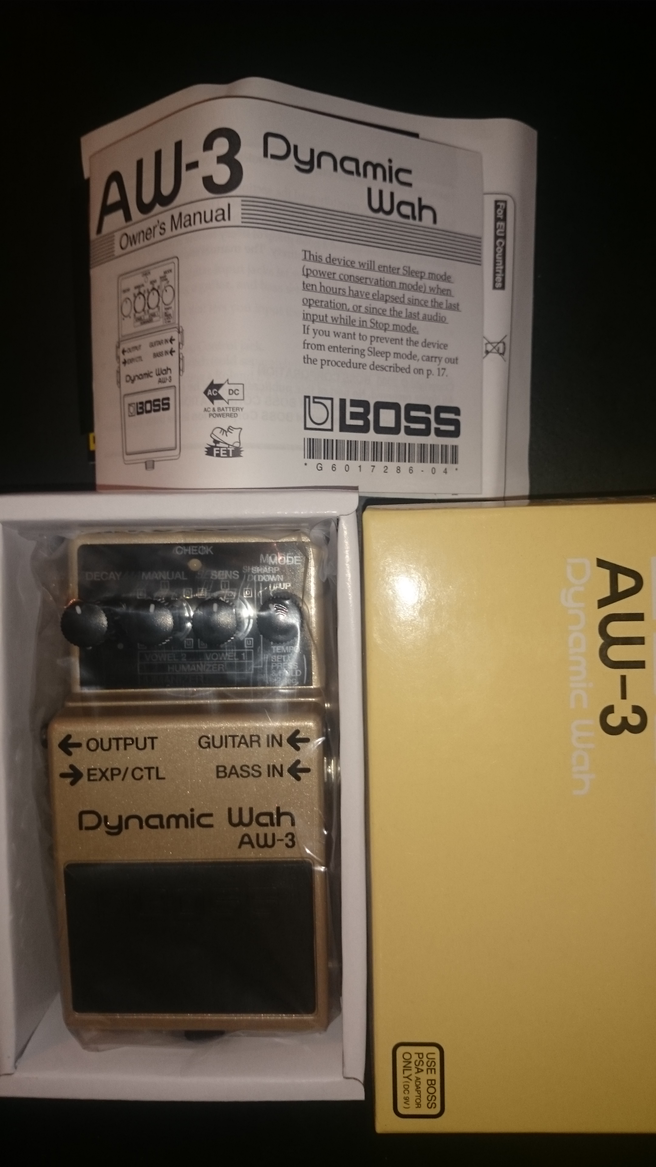 Aw 3 Dynamic Wah Boss Aw 3 Dynamic Wah Audiofanzine