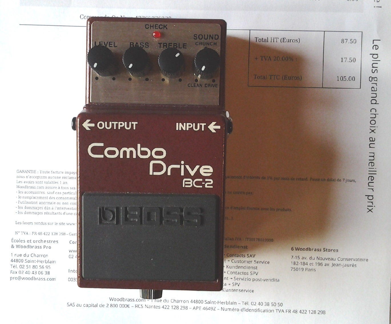 BC-2 Combo Drive - Boss BC-2 Combo Drive - Audiofanzine