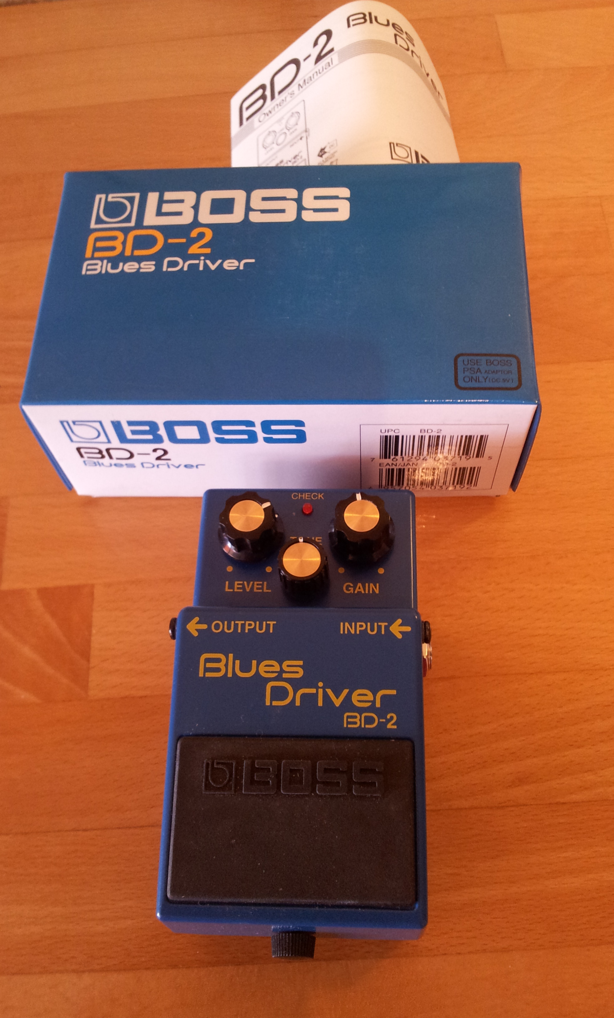 Boss blues driver схема