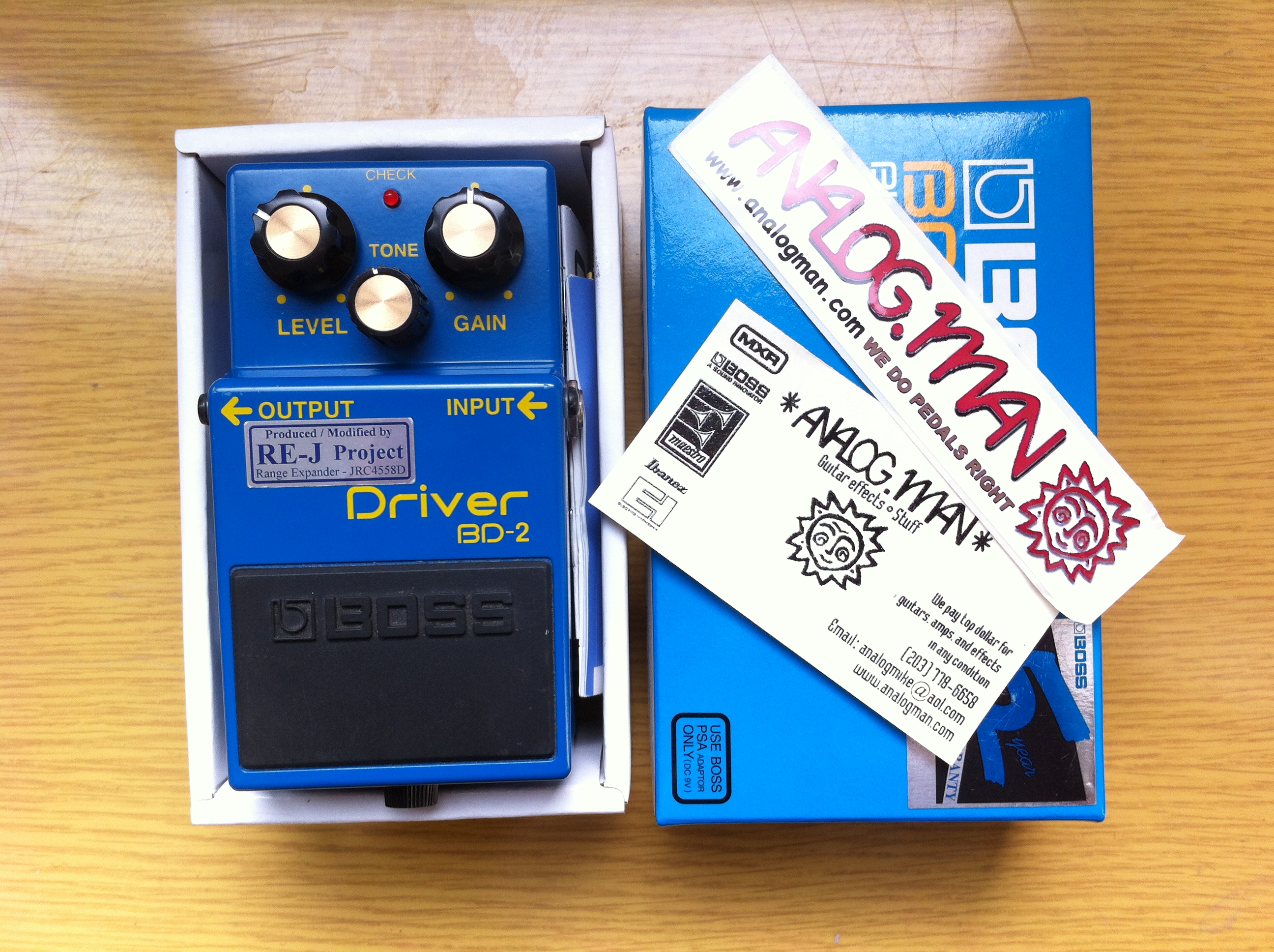 BD-2 (Blues Driver) Analogman(RE-J)Mod. - 器材