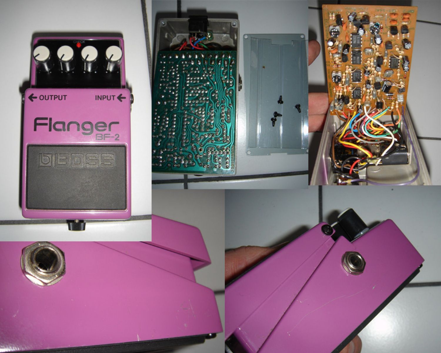 Elephant SFL5 Flanger (BOSS BF-2 clone?) - freestompboxes.org