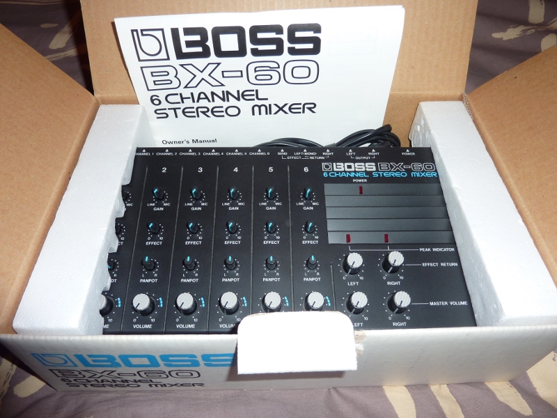 Boss BX60 6 Channel Stereo Mixer image (186800) Audiofanzine