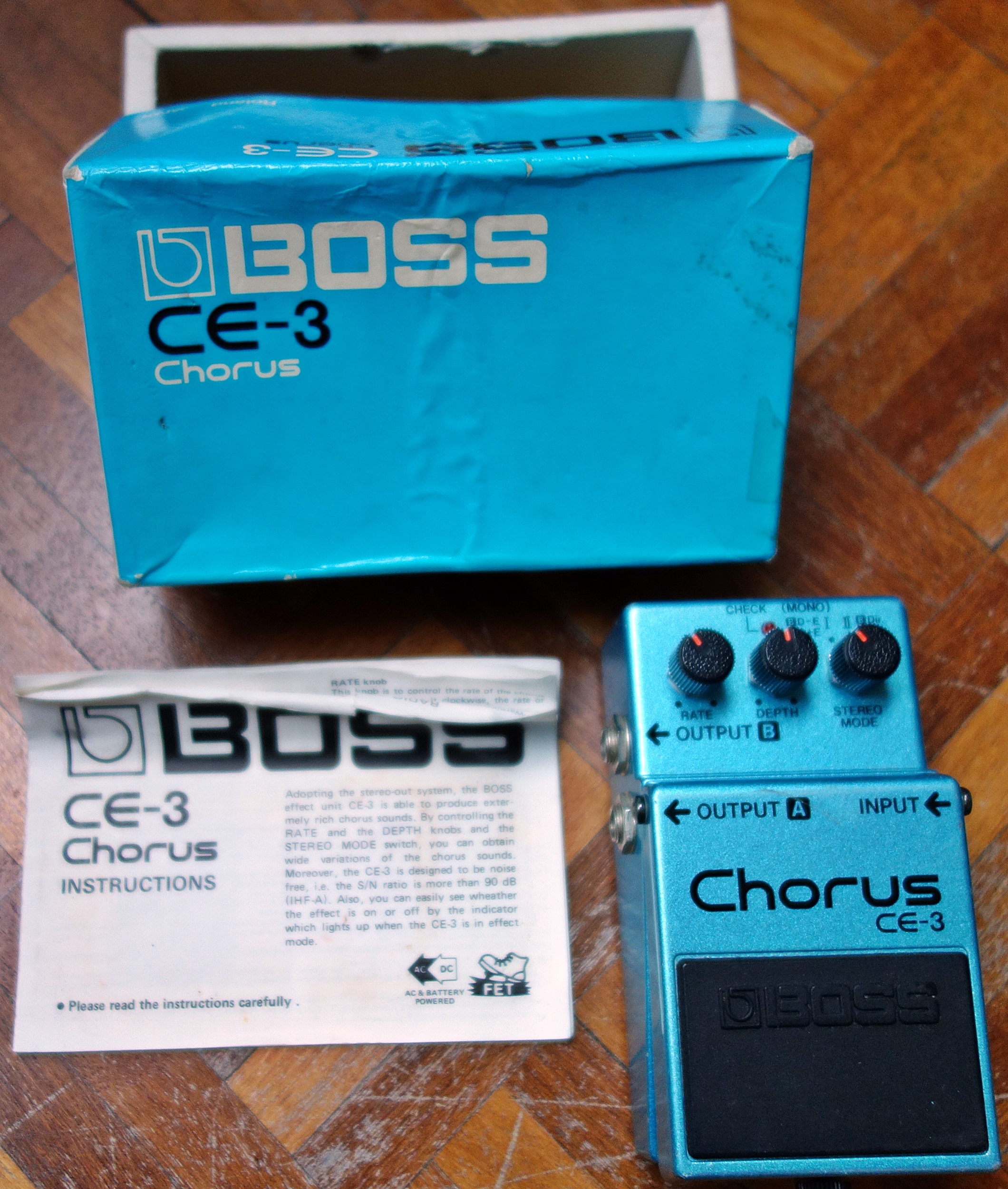 Photo Boss CE3 Chorus (Japan) Boss ce3 01 (1634276) Audiofanzine