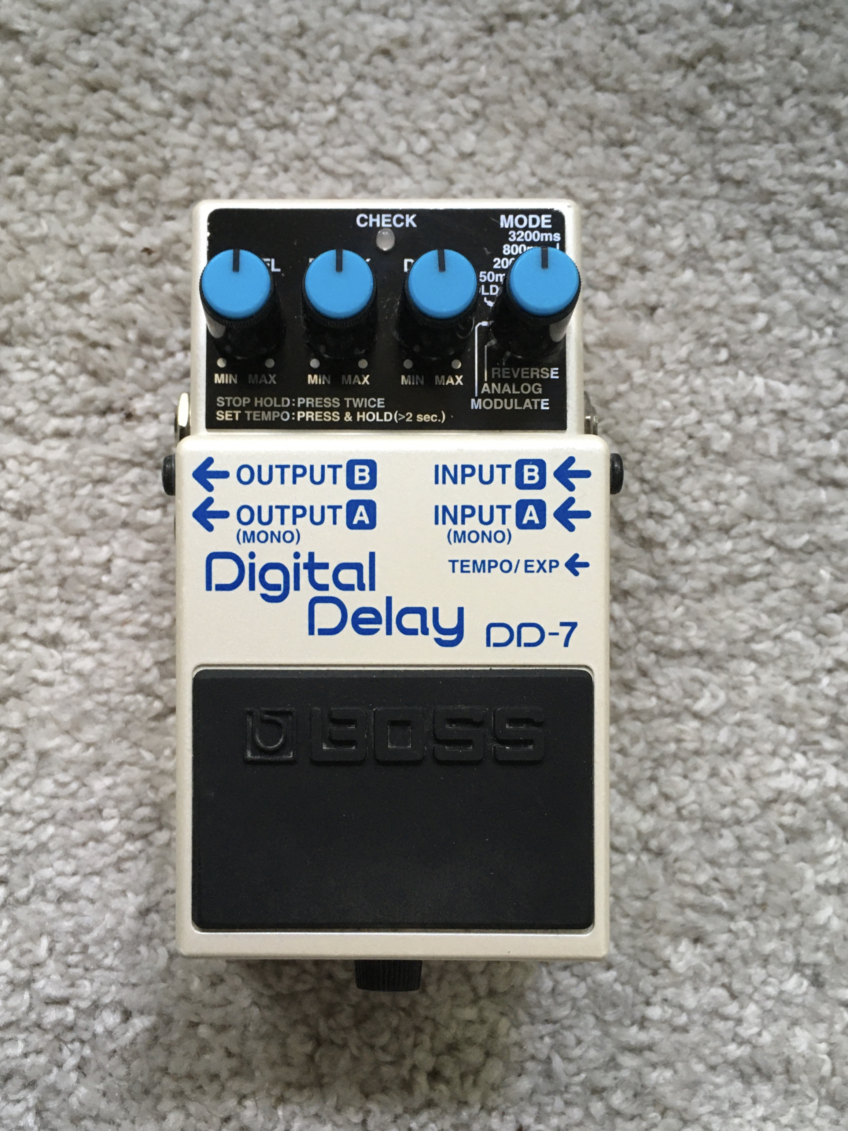 DD-7 Digital Delay - Boss DD-7 Digital Delay - Audiofanzine