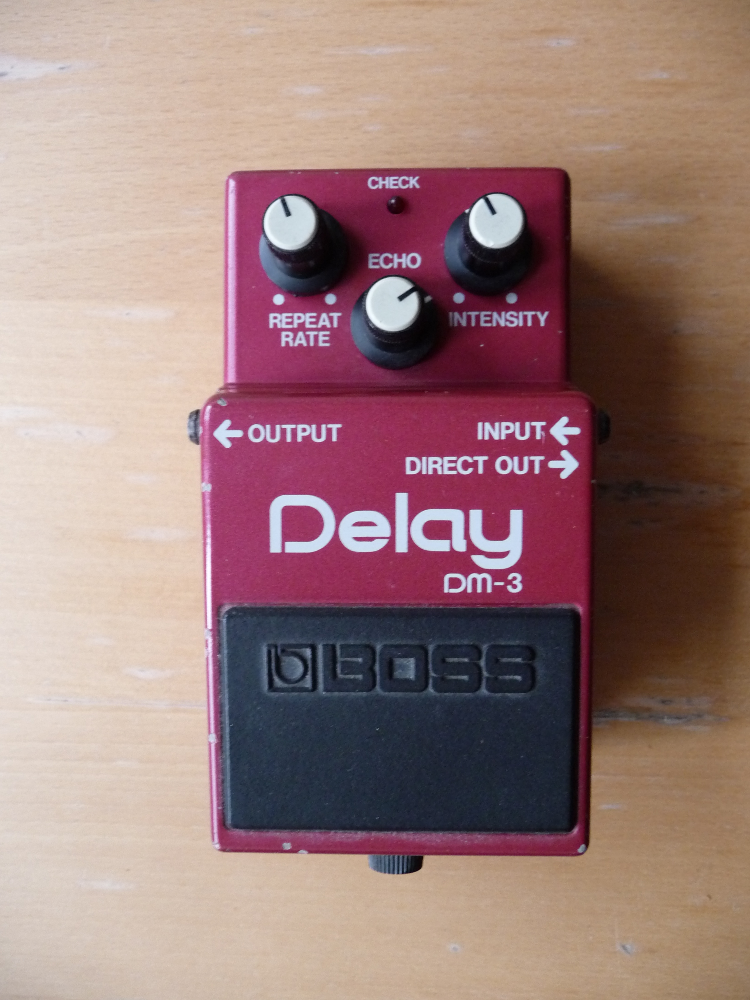 Vends pédale BOSS DM3 Delay "JAPAN Green Label" (IledeFrance