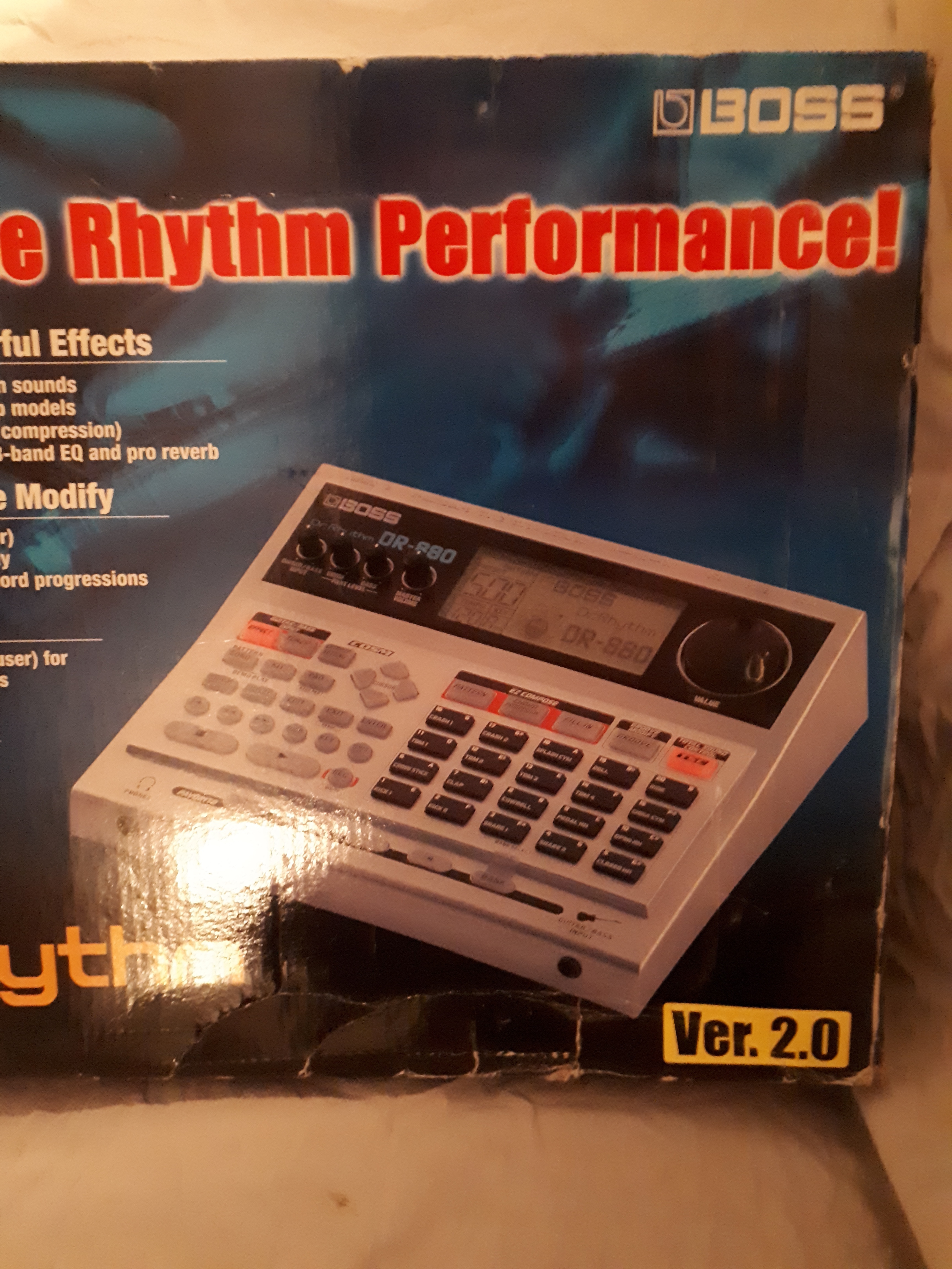 DR-880 DR. RHYTHM - Boss DR-880 Dr. Rhythm - Audiofanzine