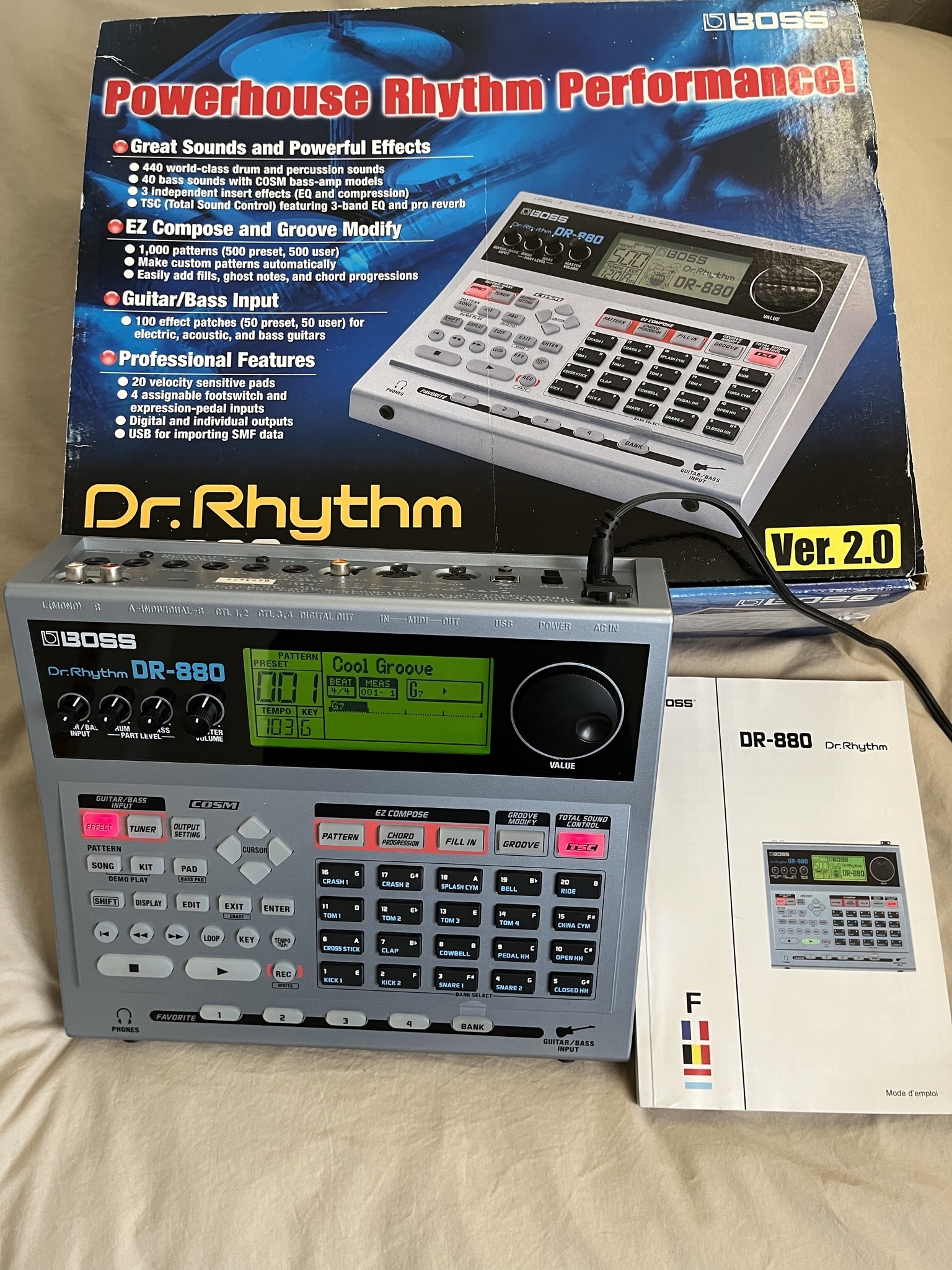 春夏新作 BOSS Dr.Rhythm Dr.Rhythm BOSS DR-880 柔らかい リズム