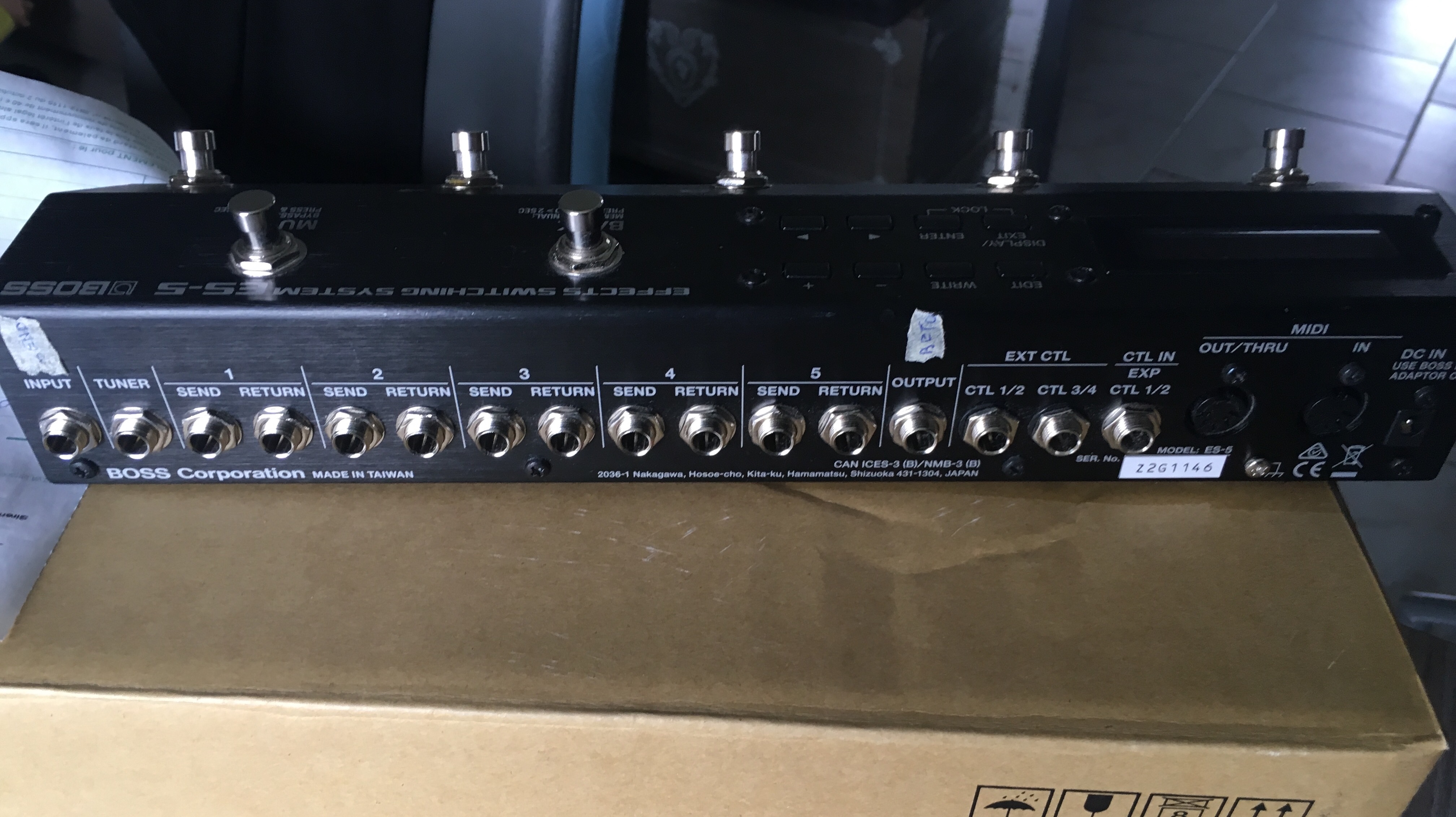 BOSS - BOSS ES-5 中古美品の+colegiosantamariaeufrasia.cl