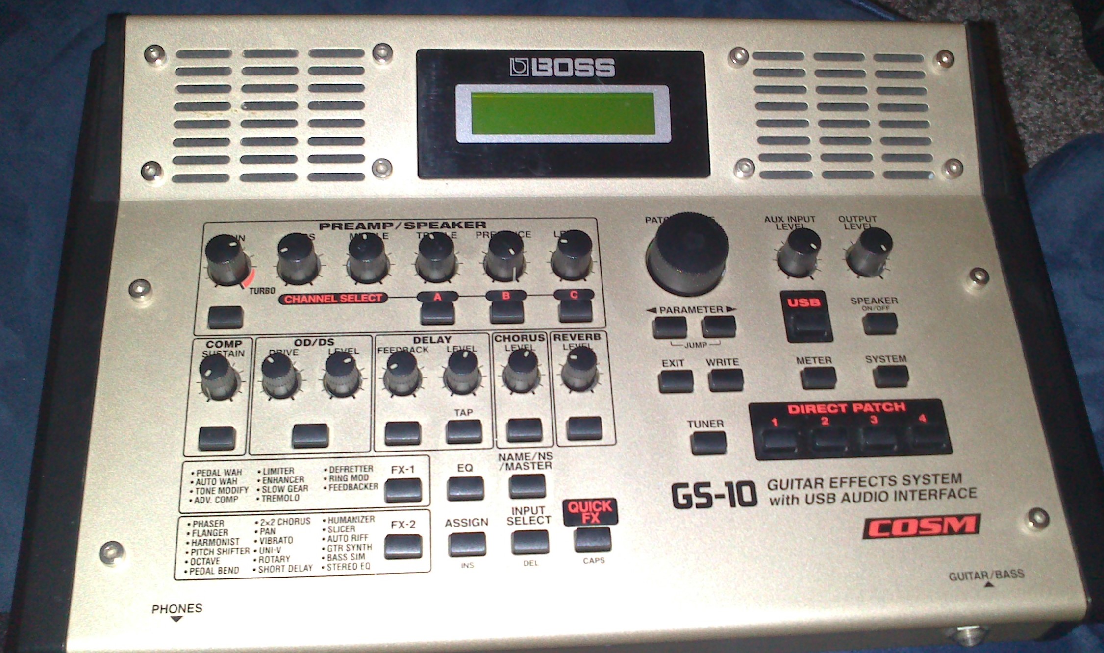 GS-10 - Boss GS-10 - Audiofanzine