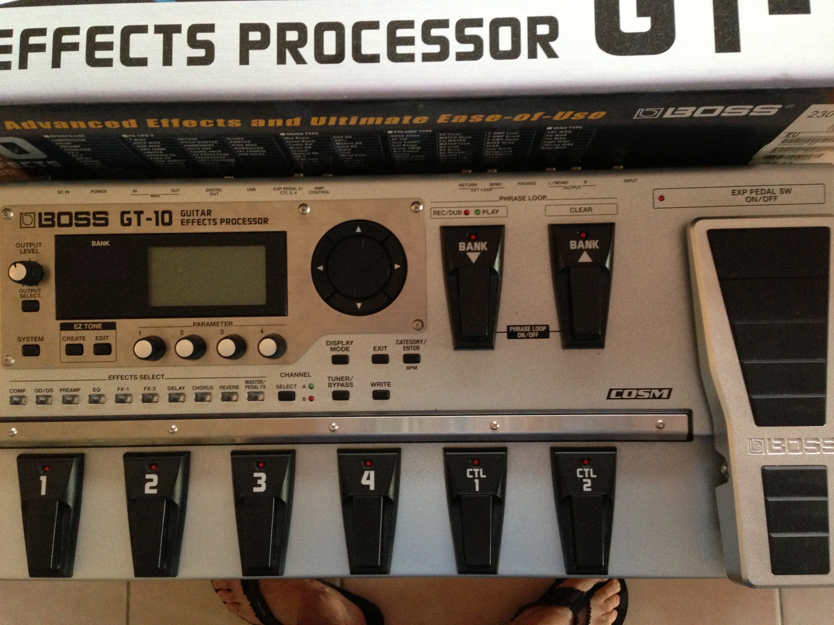 Photo Boss GT10 Boss GT10 Guitar Effects Processor (665876