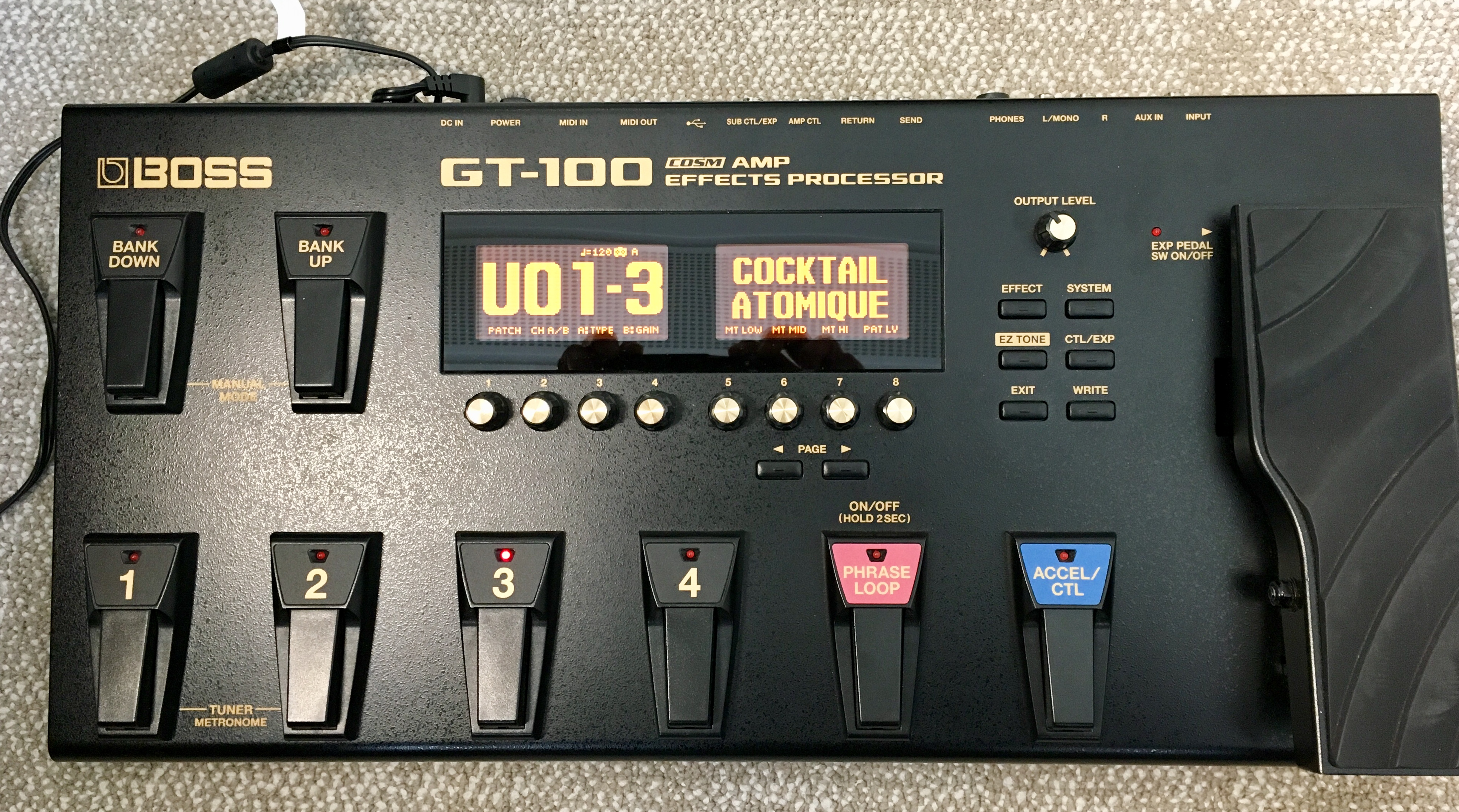 Boss GT-100 - Audiofanzine