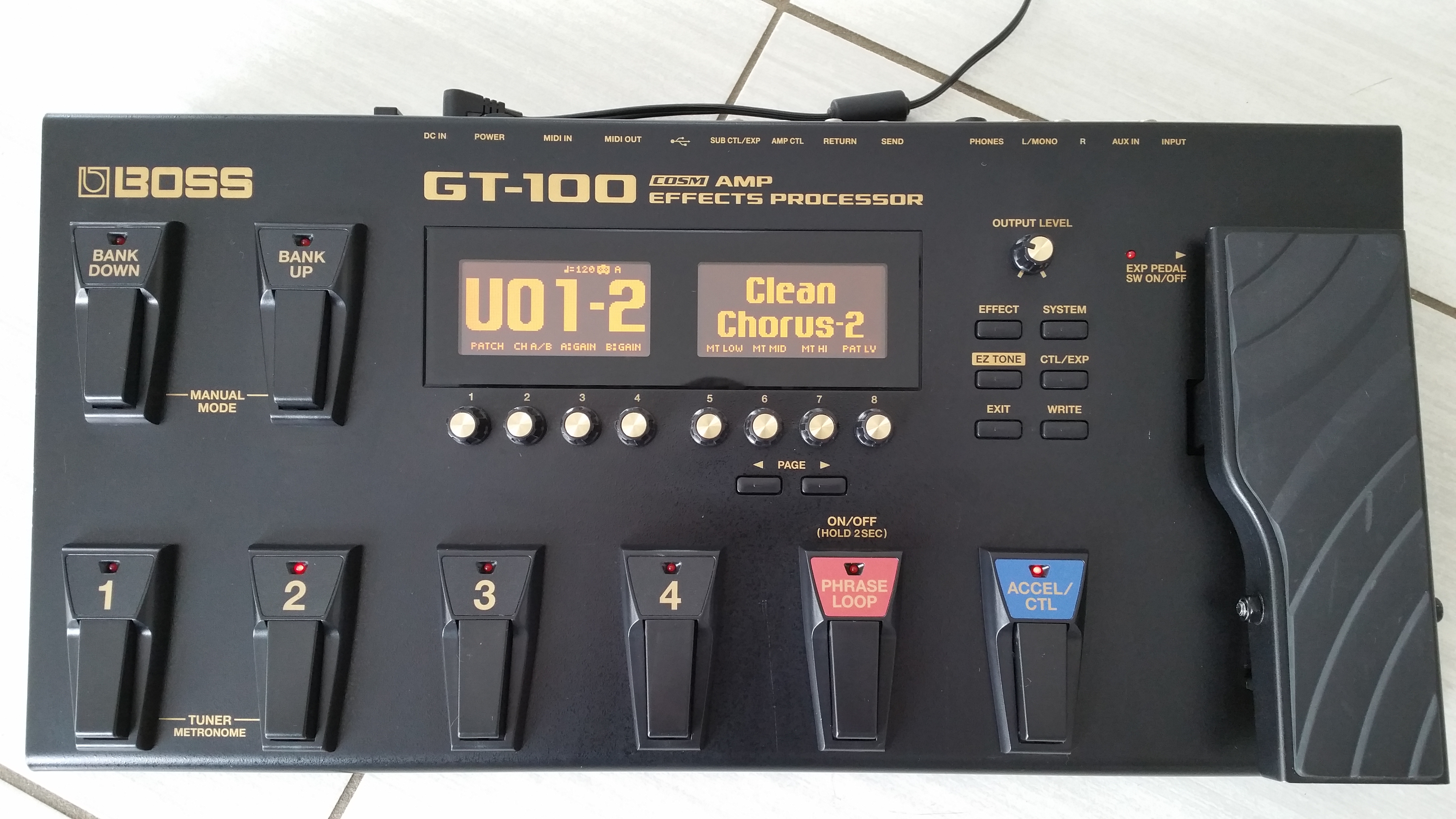 Boss GT-100 - Audiofanzine