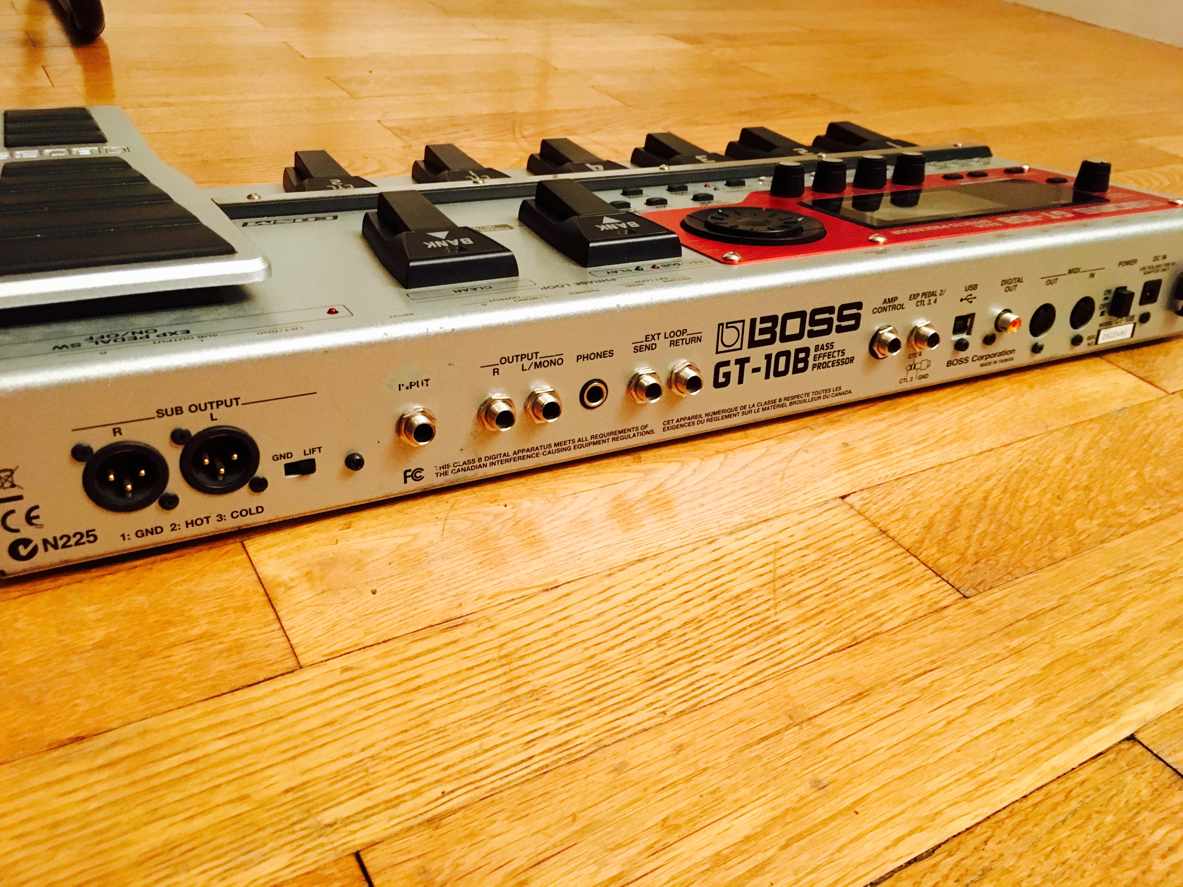 Boss GT-10B - Audiofanzine