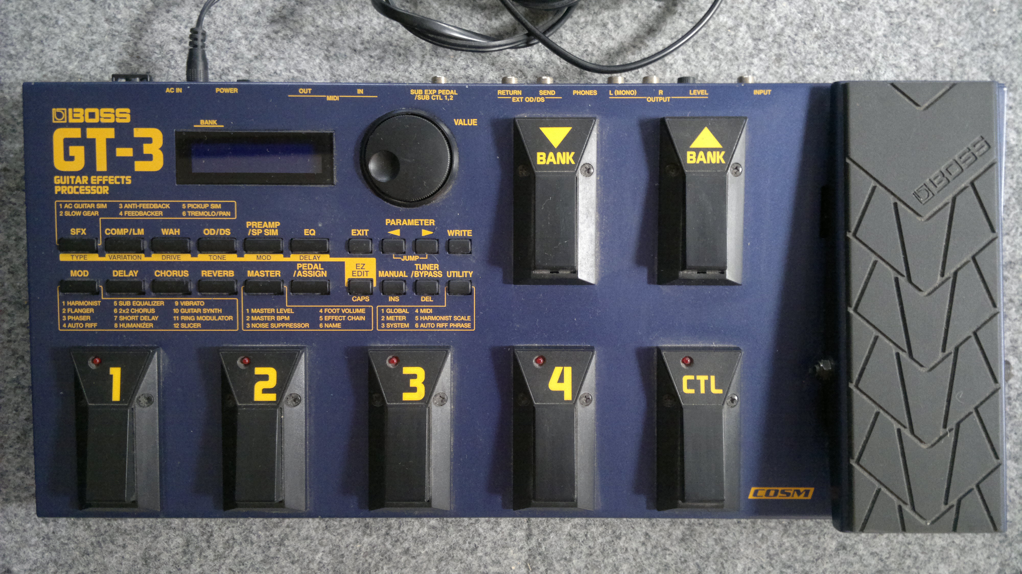 Photo Boss GT3 Boss GT3 Guitar Effects Processor (236972