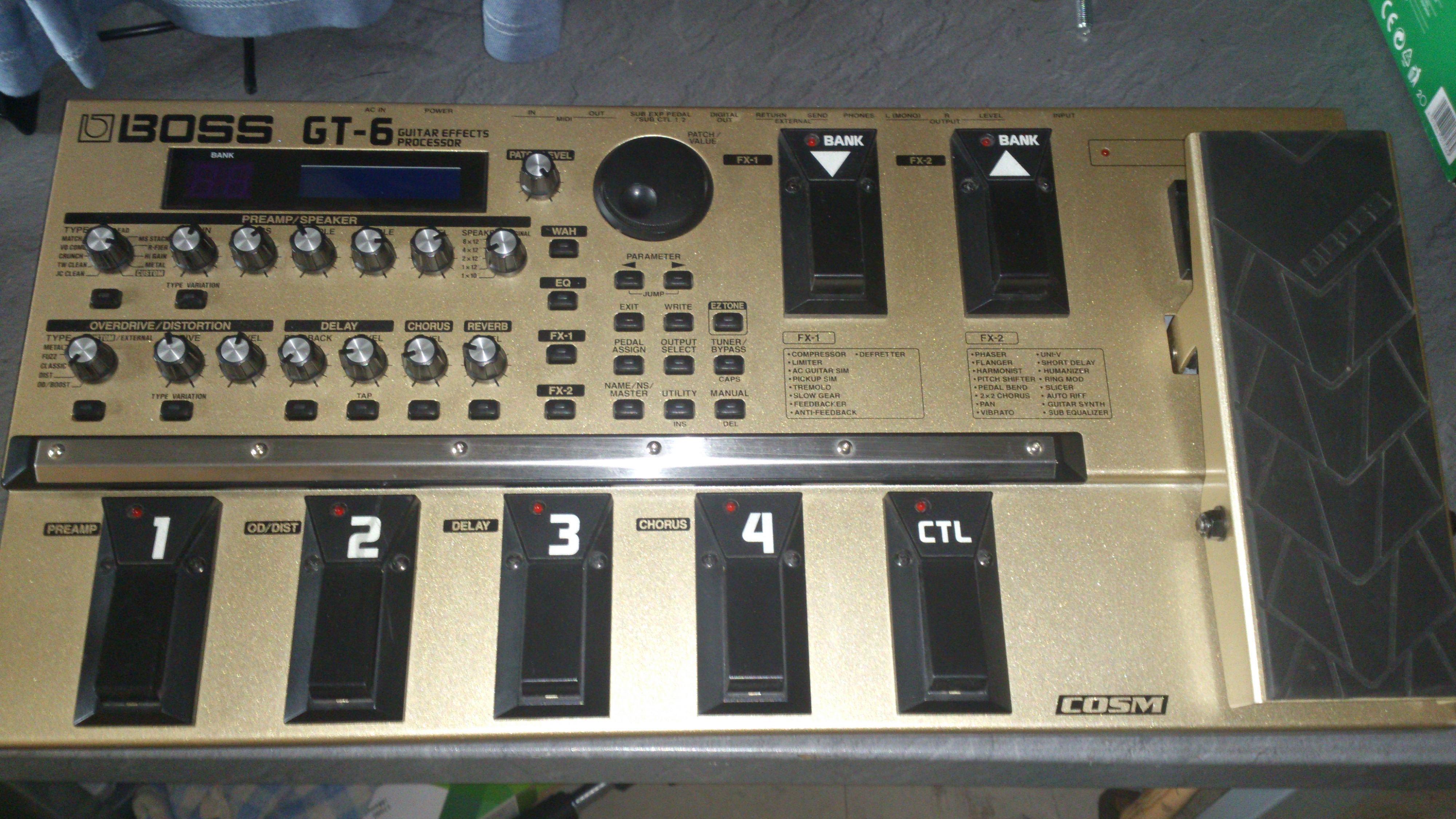 GT 6 GUITAR EFFECTS PROCESSOR MANUAL - Cauchipsiogen