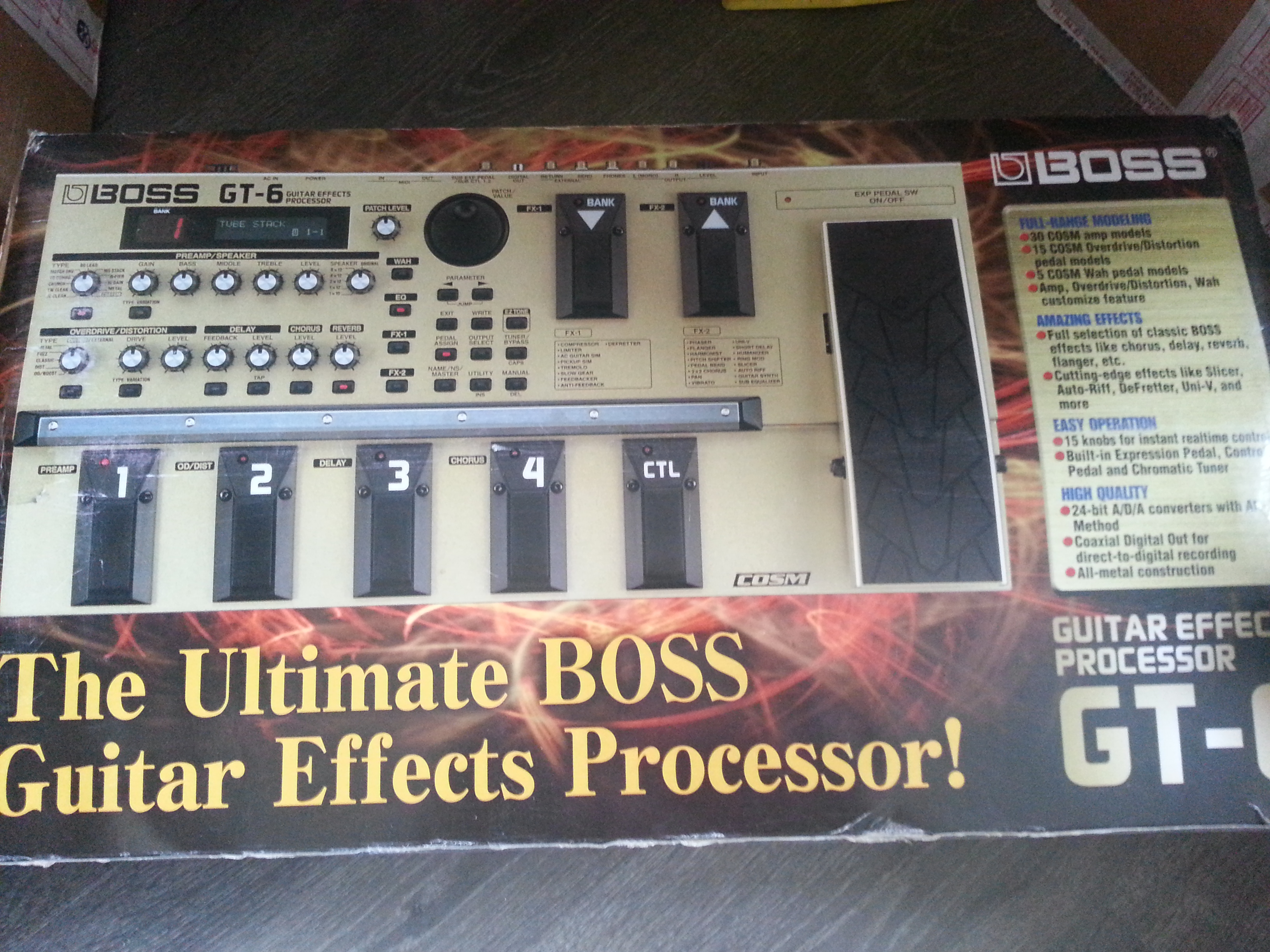 Photo Boss GT6 Boss GT6 Guitar Effects Processor (704806