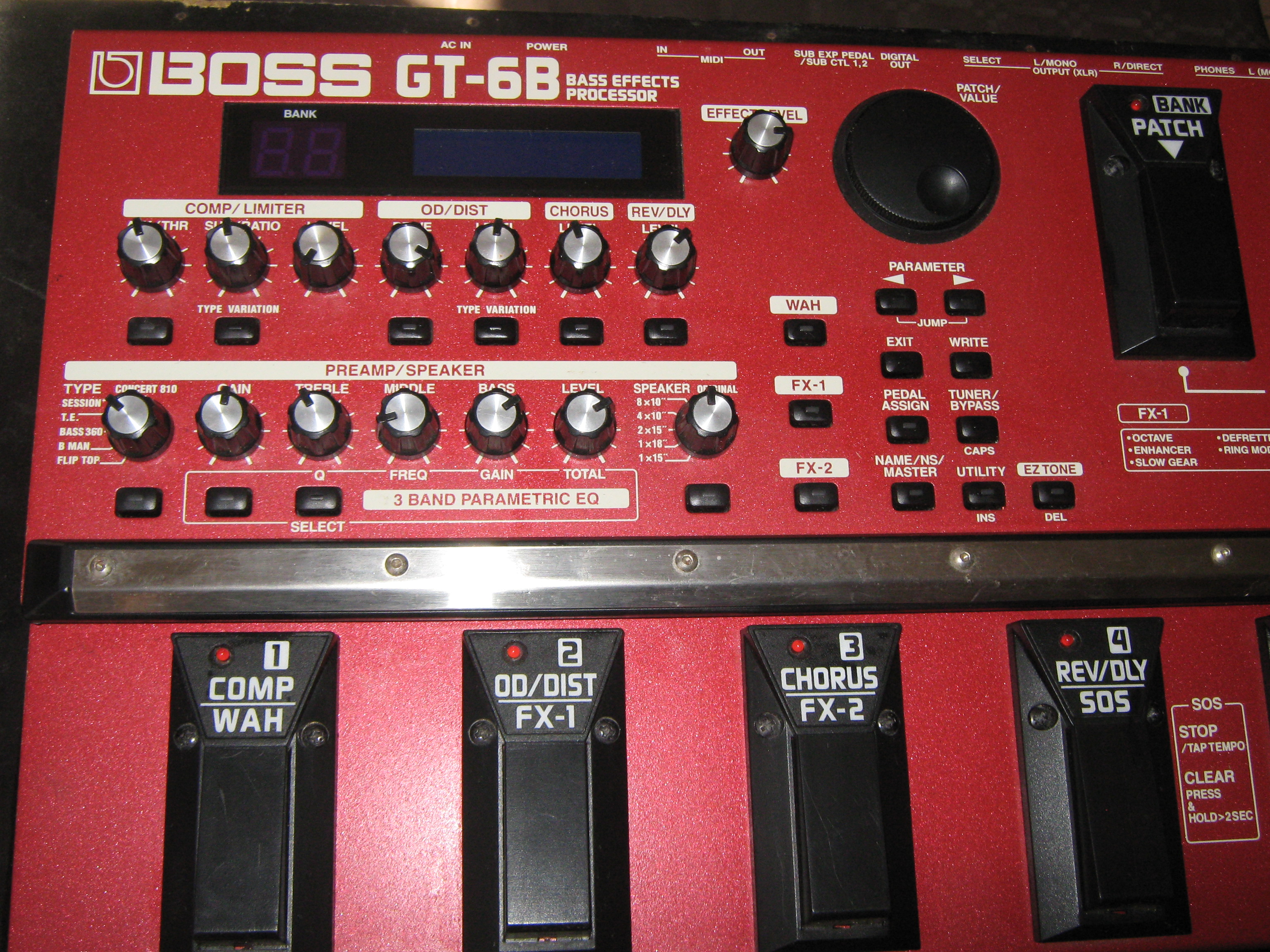 Photo Boss GT6B Boss GT6B Bass Effects Processor (577090