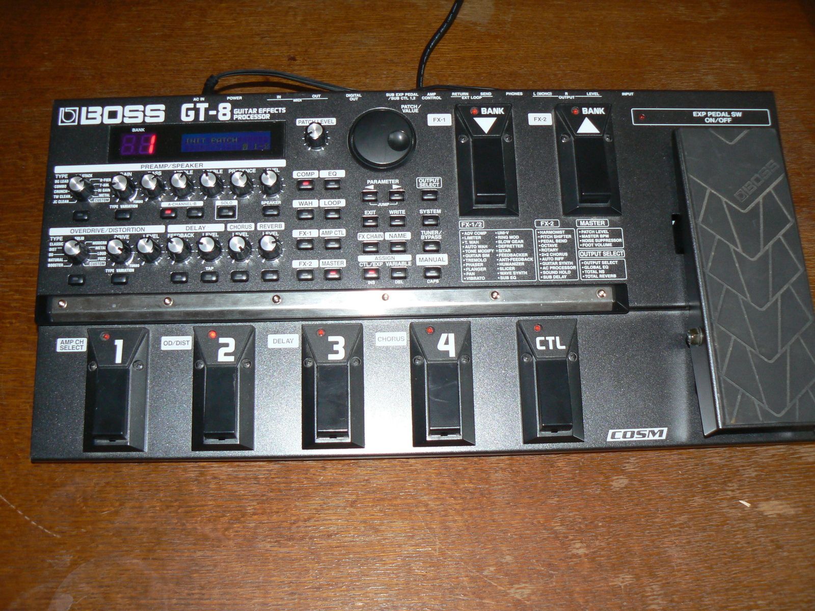 Photo Boss GT8 Boss GT8 Guitar Effects Processor (194052