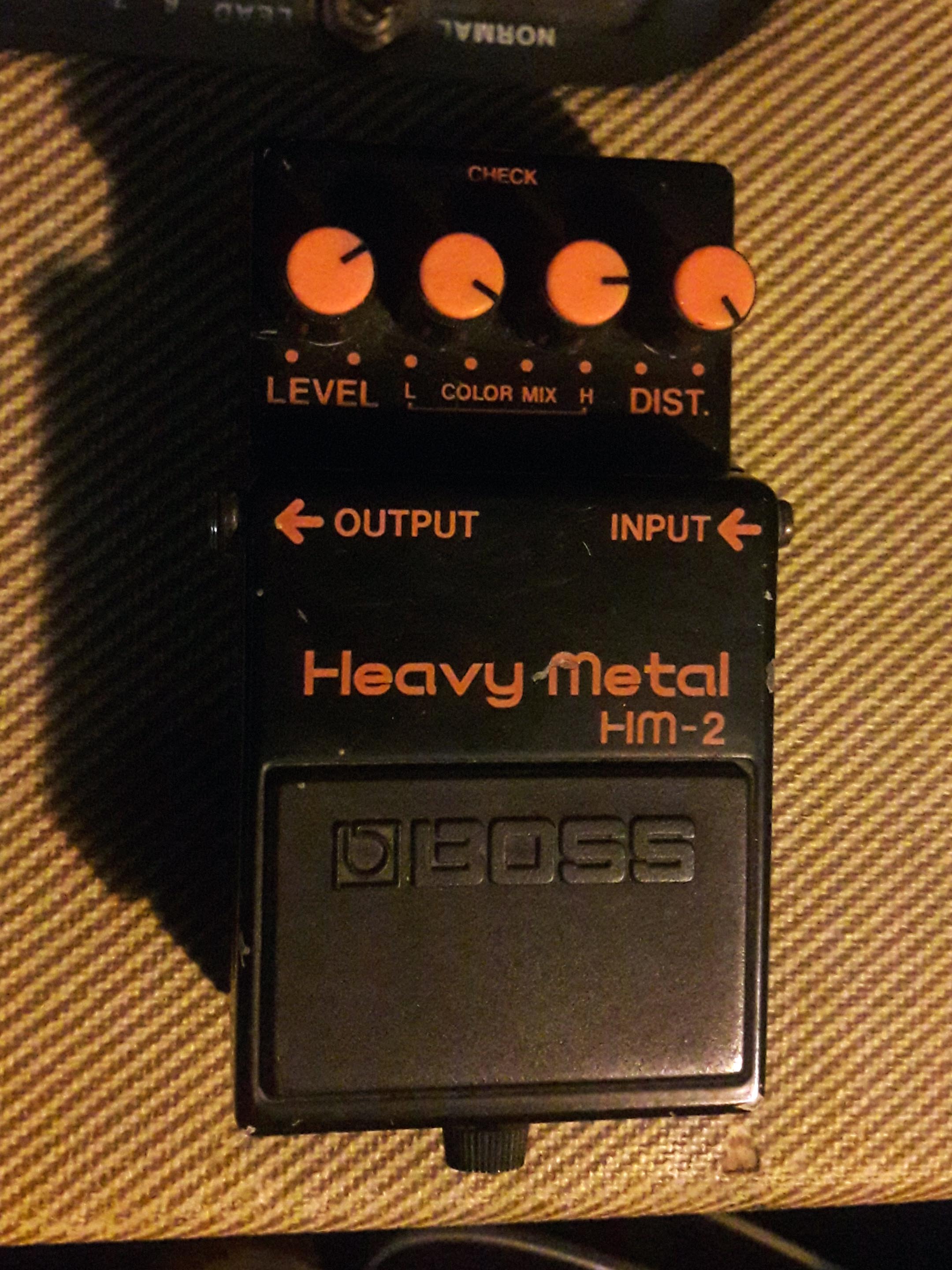 【人気HOT】BOSS HM-2 Heavy Metal ヘヴィーメタル ディストーション MADE IN JAPAN メイドインジャパン　ヘビーメタル ボス ディストーション