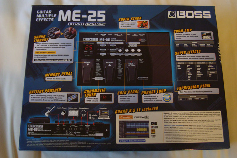 Photo Boss ME25 Boss ME25 (74778) (1138694) Audiofanzine