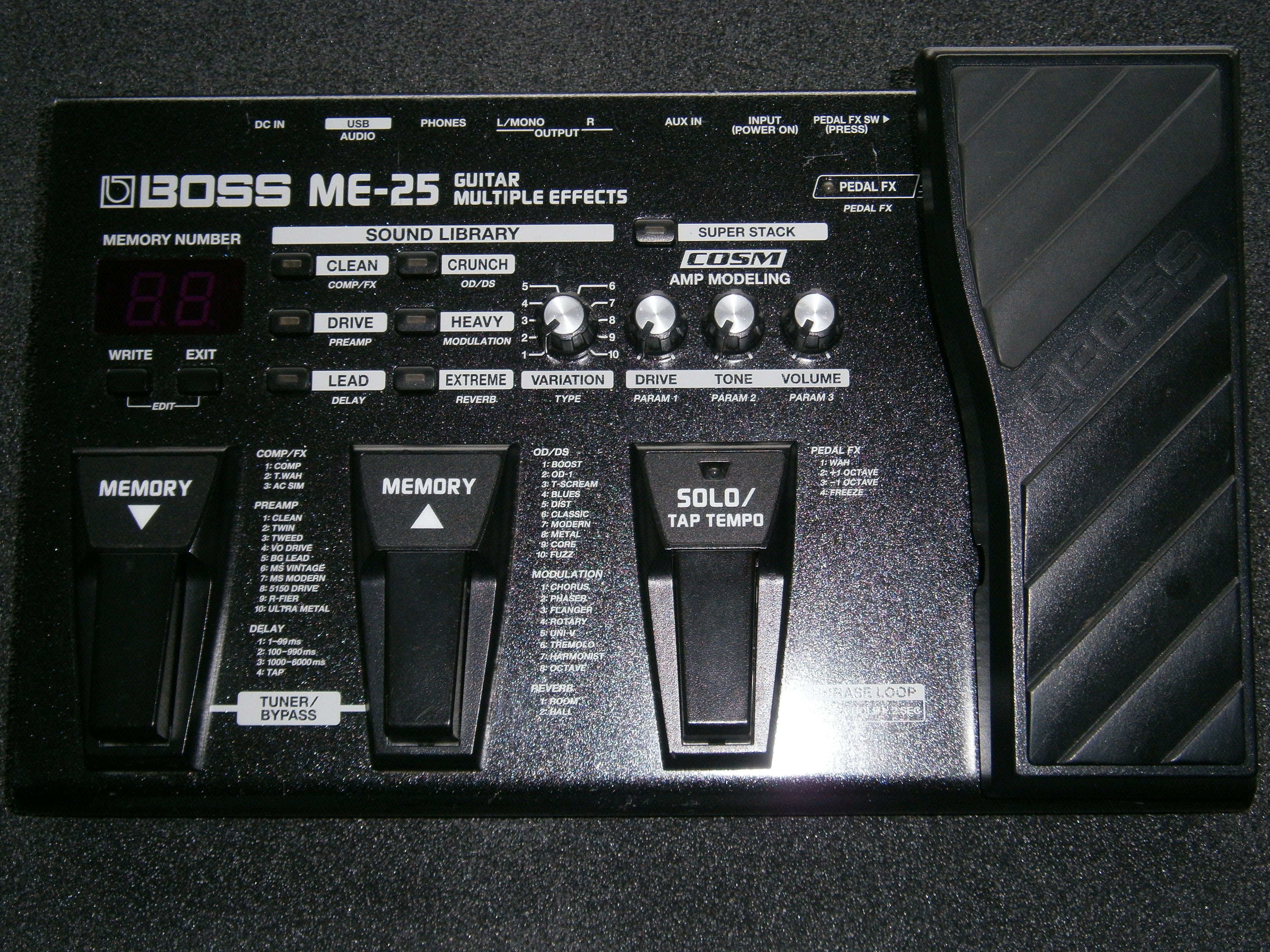 ME-25 - Boss ME-25 - Audiofanzine