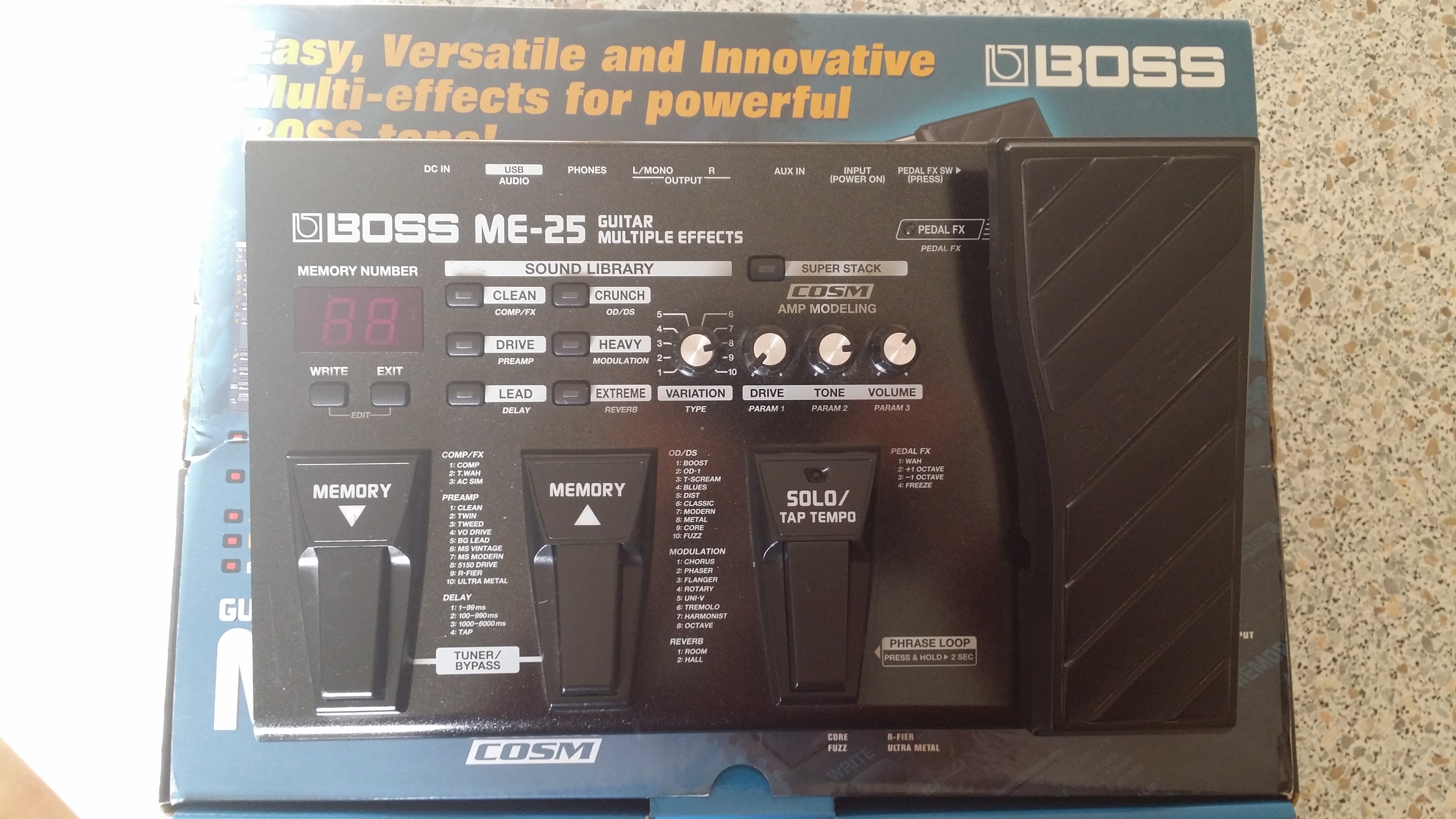 Photo Boss ME25 Boss ME25 (86408) (953191) Audiofanzine