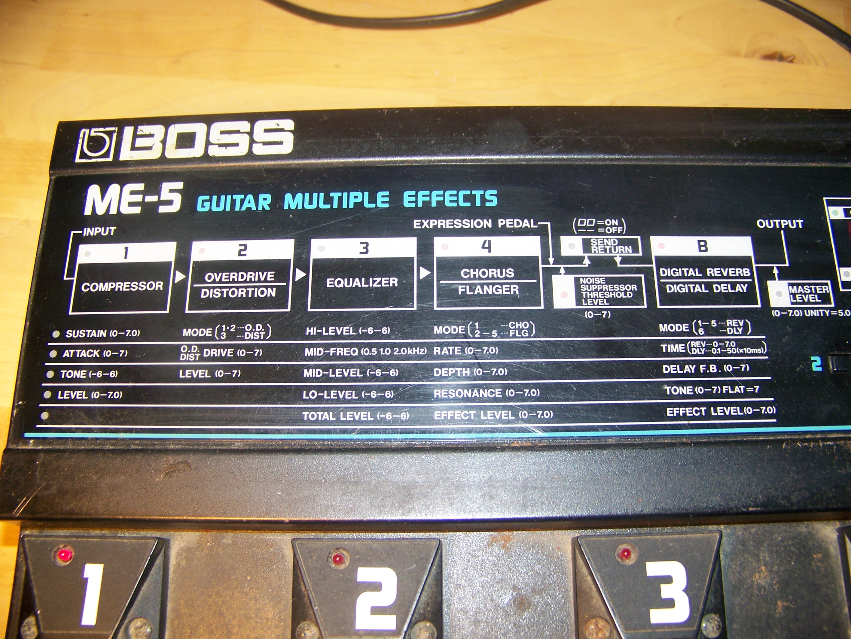 Photo Boss ME5 Boss ME5 Guitar Multiple Effects (520930