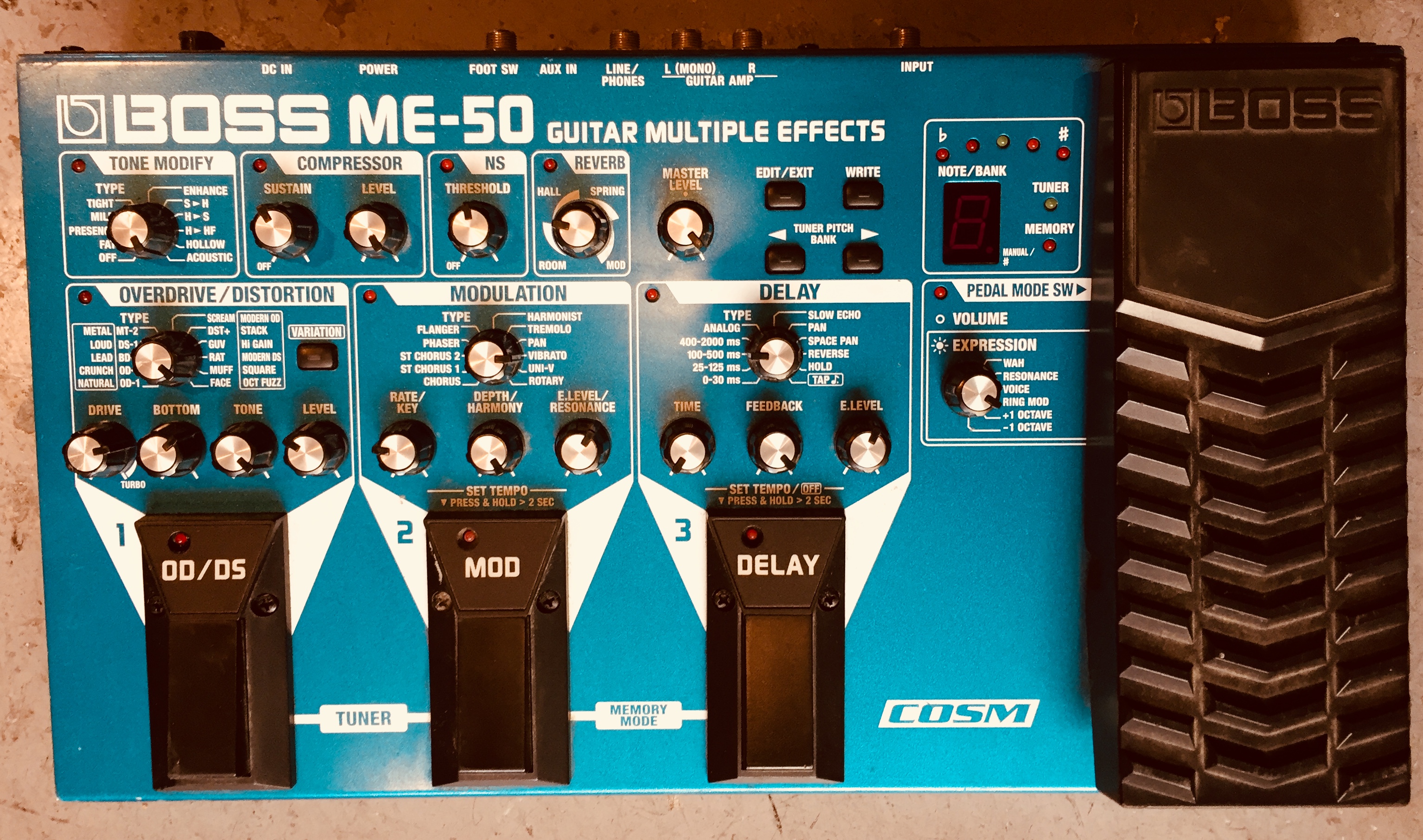 ME-50 - Boss ME-50 - Audiofanzine