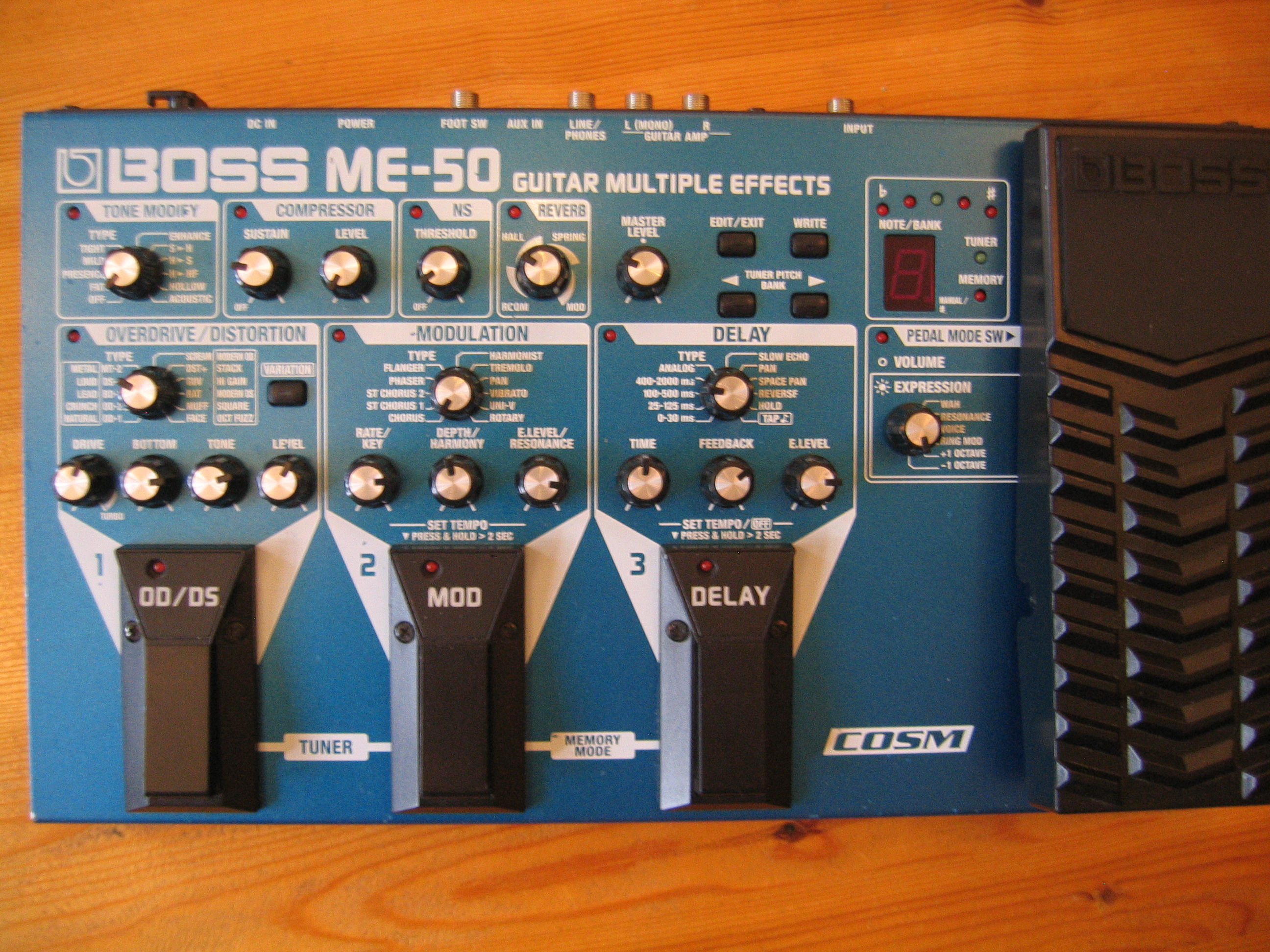 Photo Boss ME-50 : Boss ME-50 Guitar Multiple Effects (#255705) - Audiofanzine