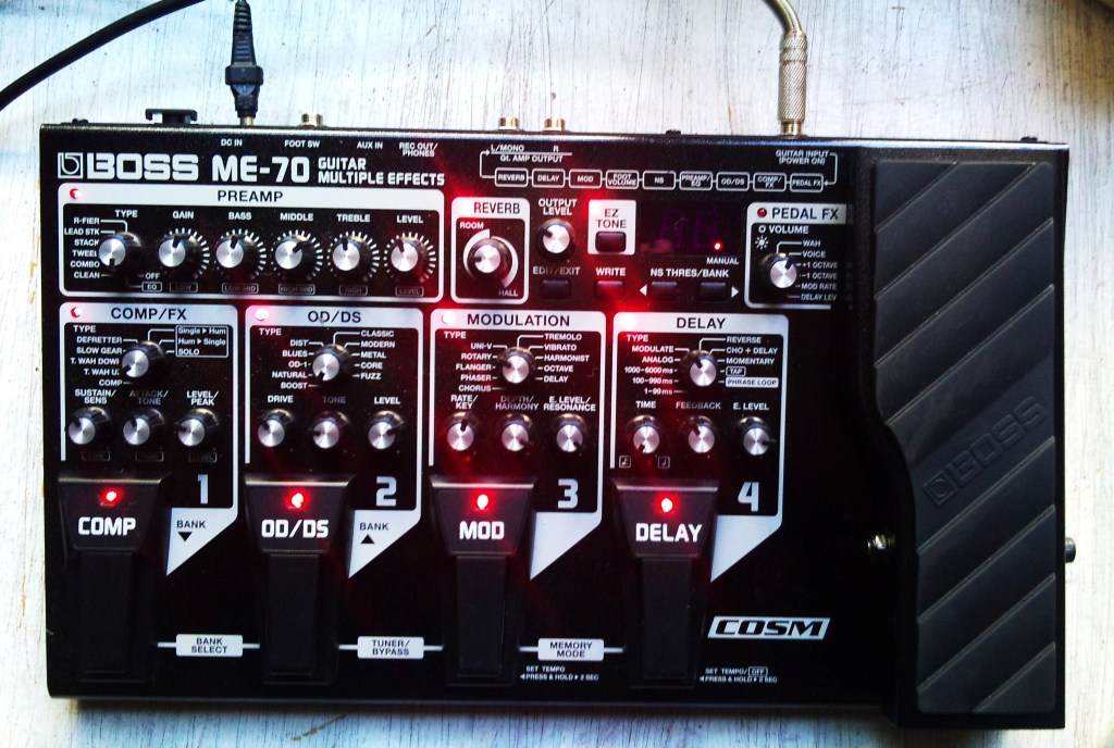 Photo Boss ME70 Boss ME70 Guitar Multiple Effects (133587
