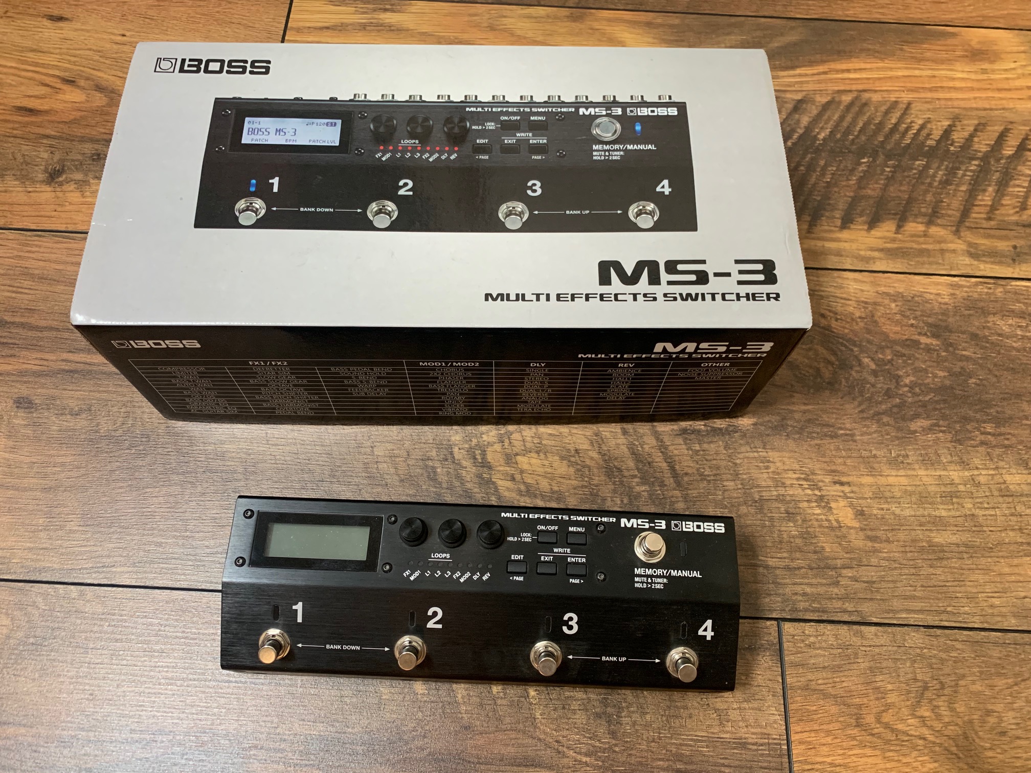 MS3 Switcher Multieffets Boss MS3 Switcher Multieffets Audiofanzine