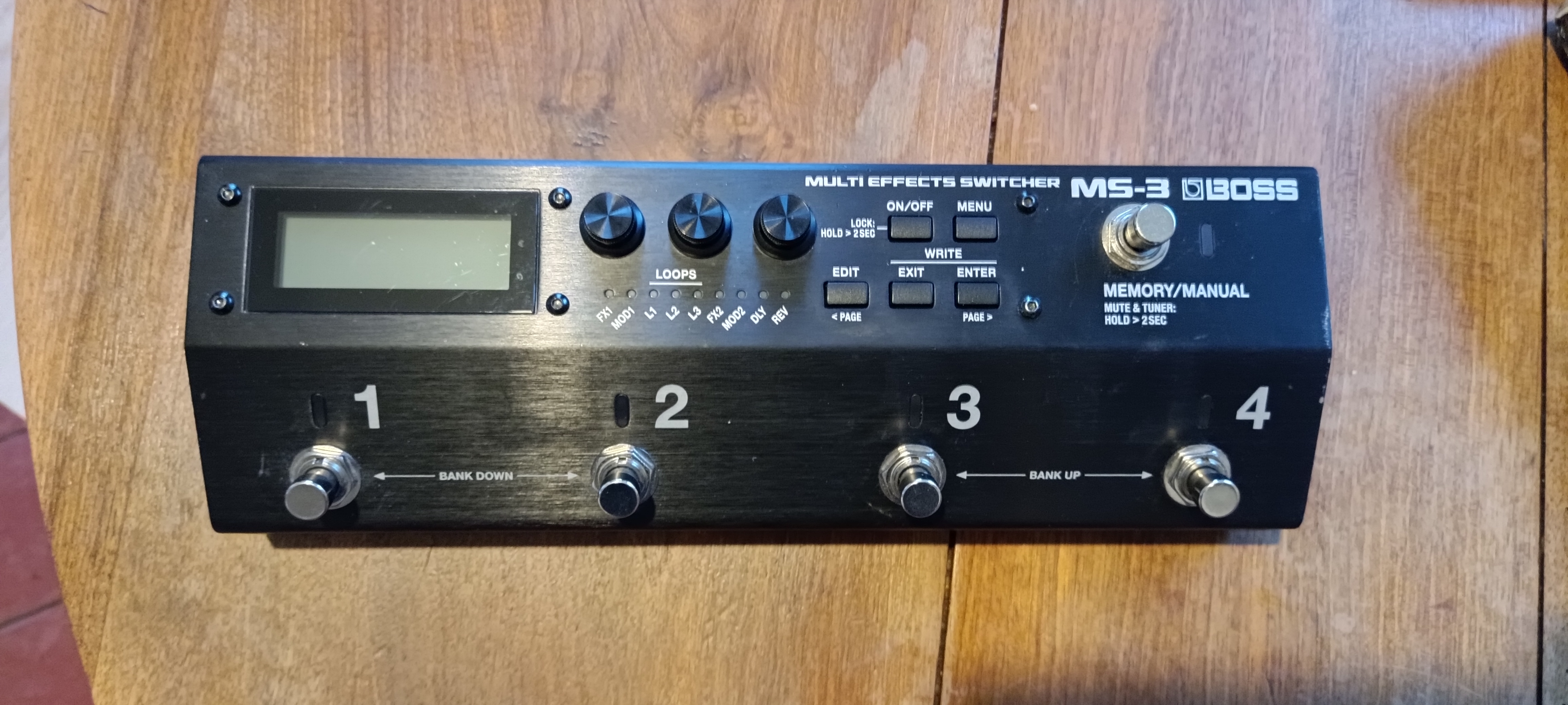 MS3 Switcher Multieffets Boss MS3 Switcher Multieffets Audiofanzine