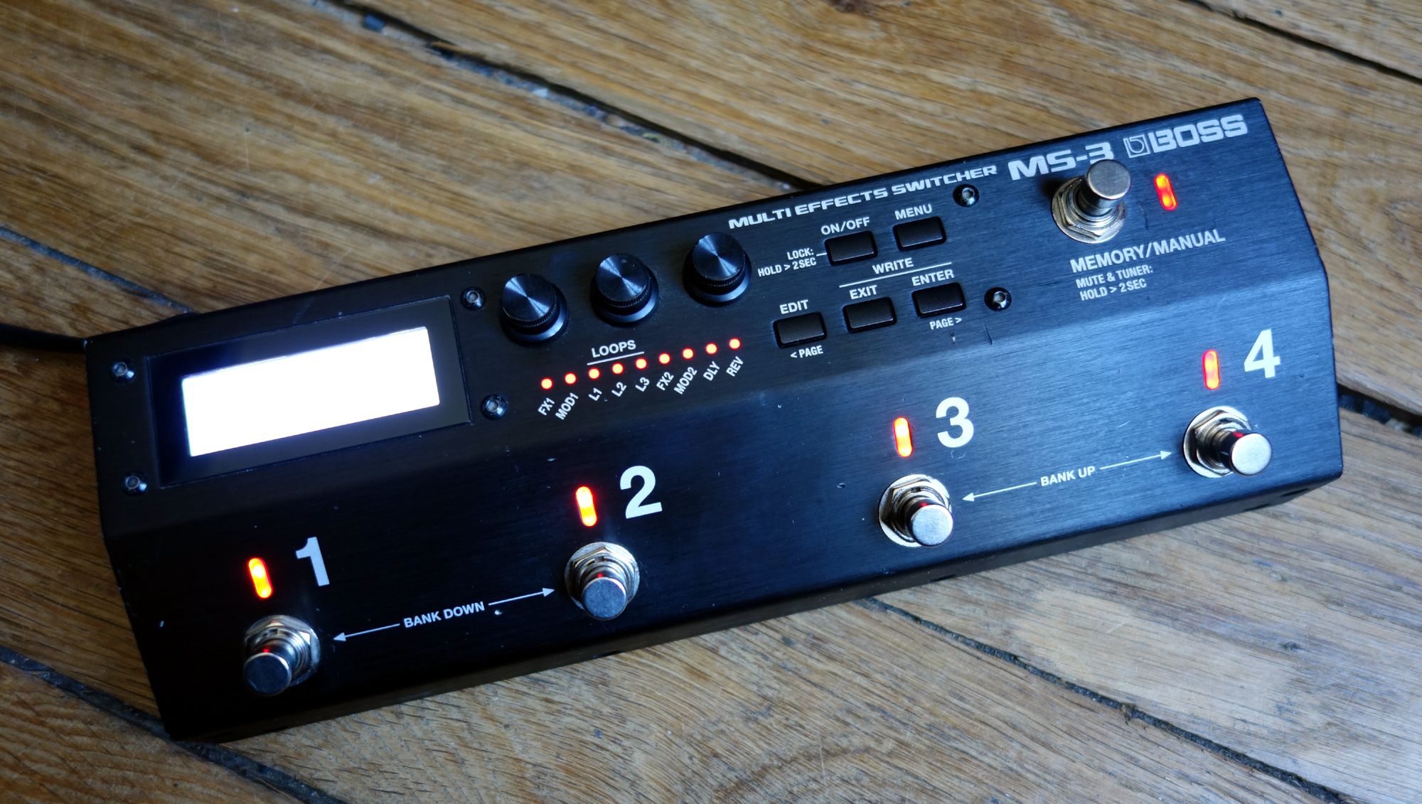 MS-3 Switcher Multi-effets - Boss MS-3 Switcher Multi-effets