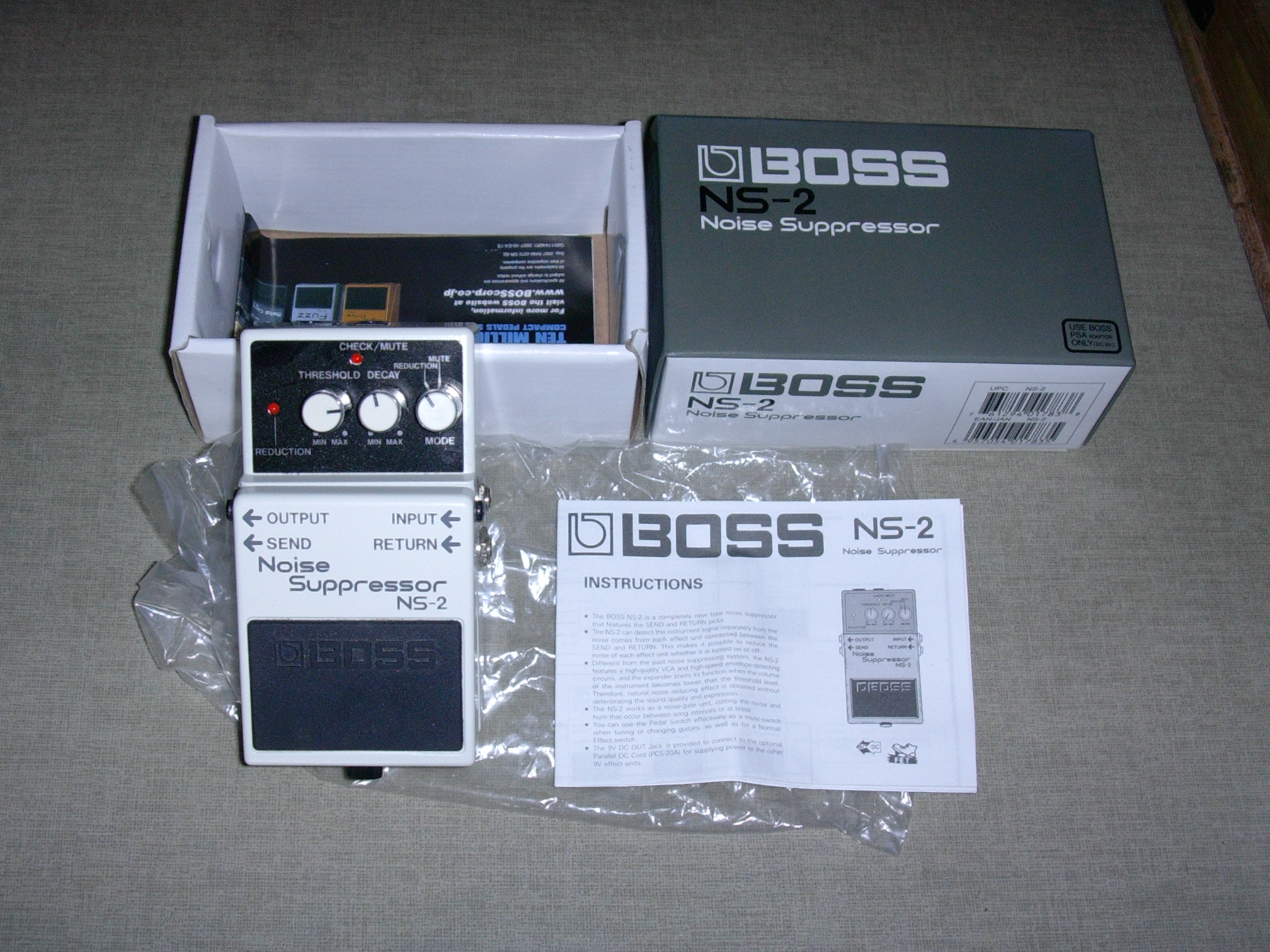 Boss ns 2 noise suppressor схема